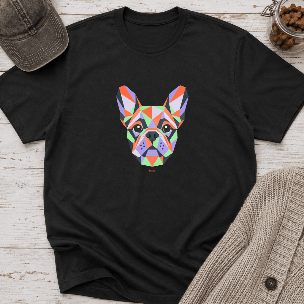 Snago T-Shirt Geometric Pug Dog and Cat Tees for Pet Parents