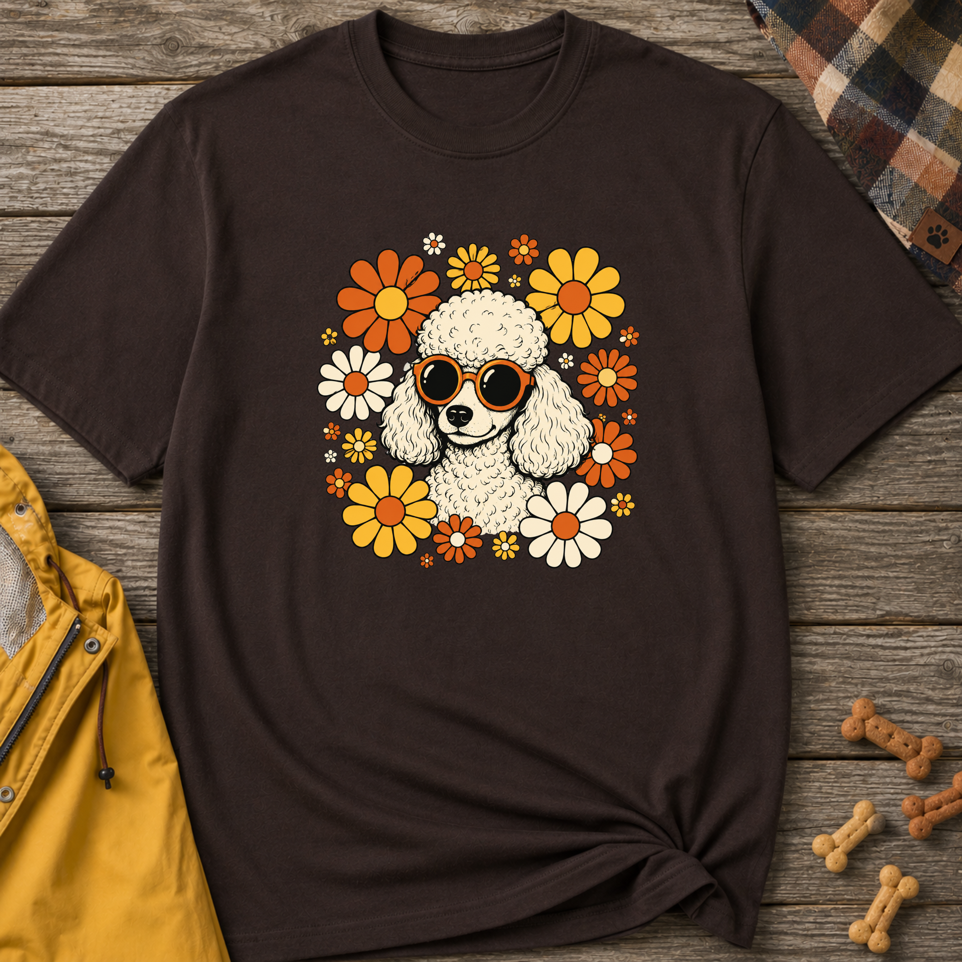 Cool Dog & Flowers