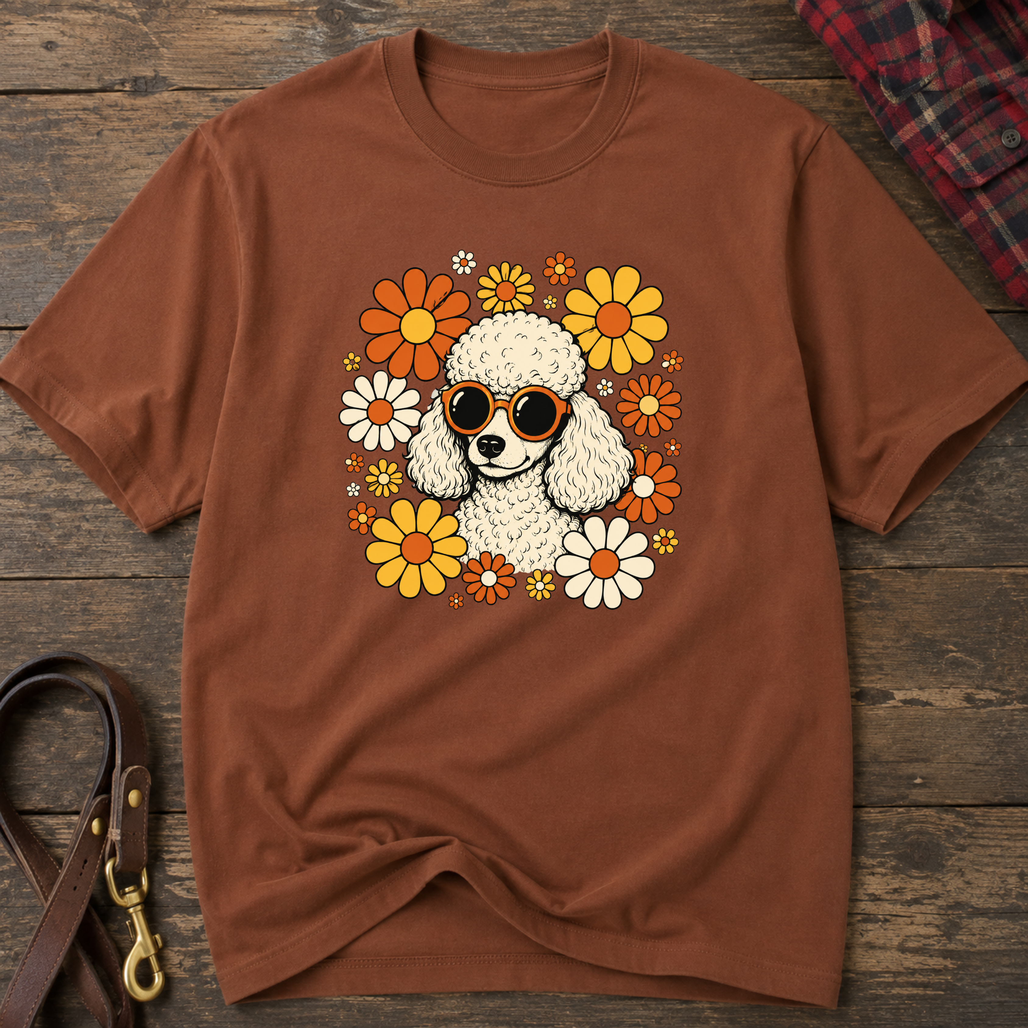 Cool Dog & Flowers