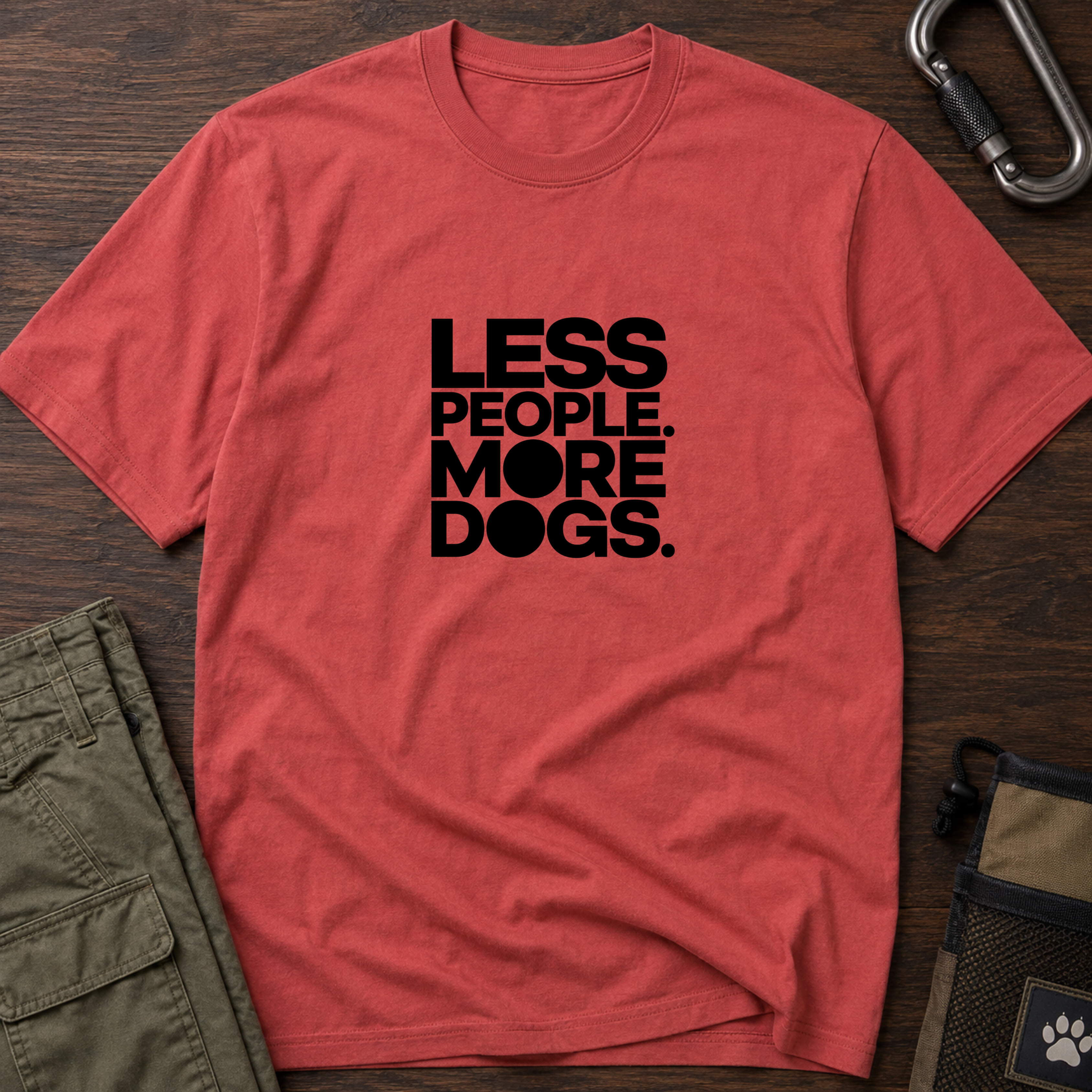 LESS PEOPLE. MORE DOGS.
