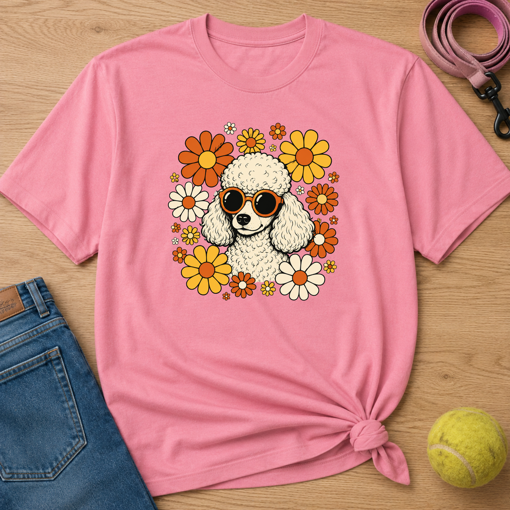 Cool Dog & Flowers