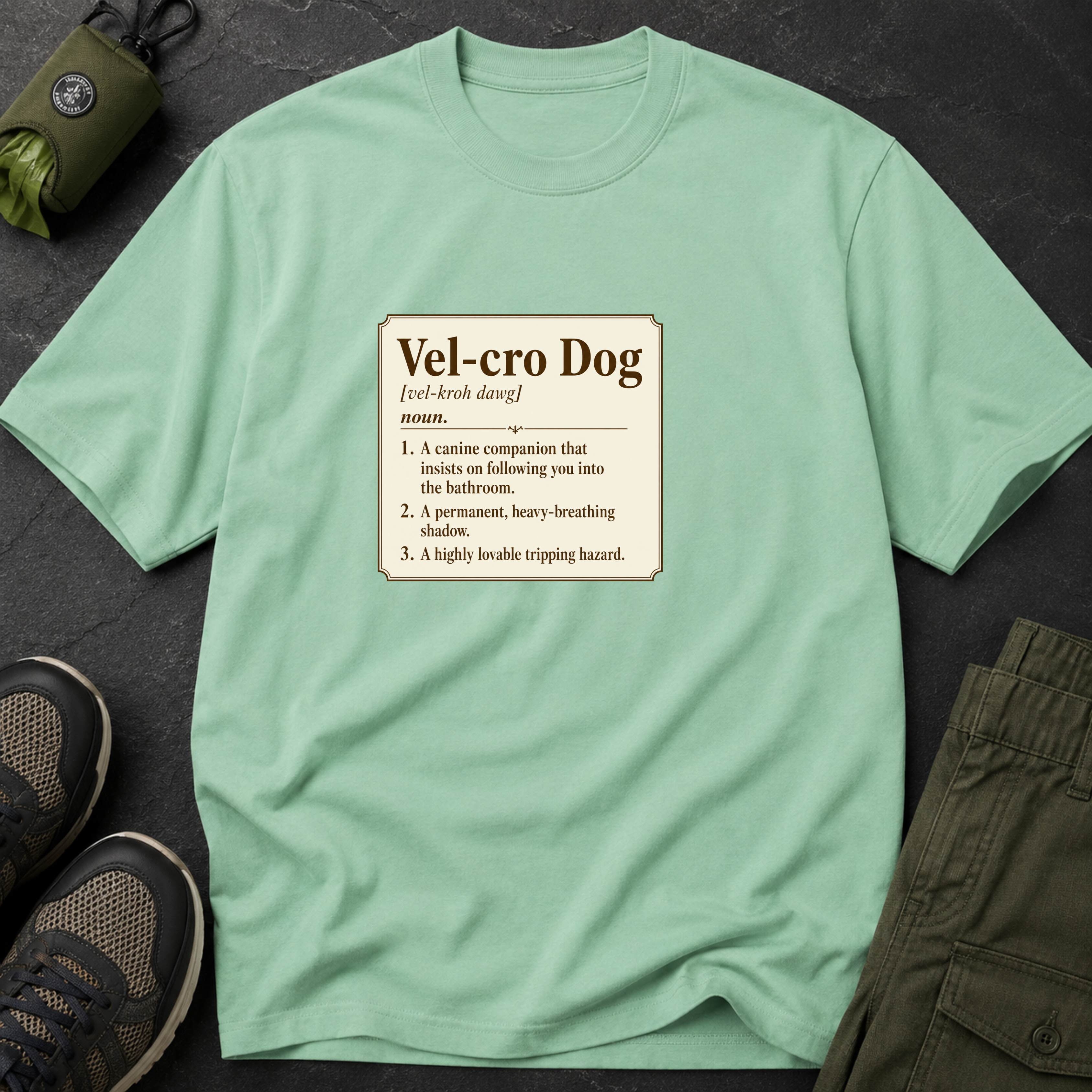 Vel-cro Dog