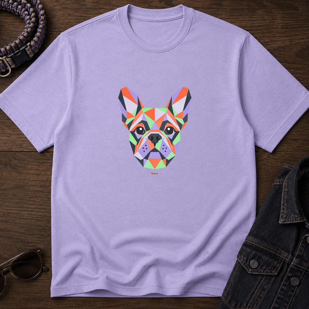 Snago T-Shirt Geometric Pug Dog and Cat Tees for Pet Parents