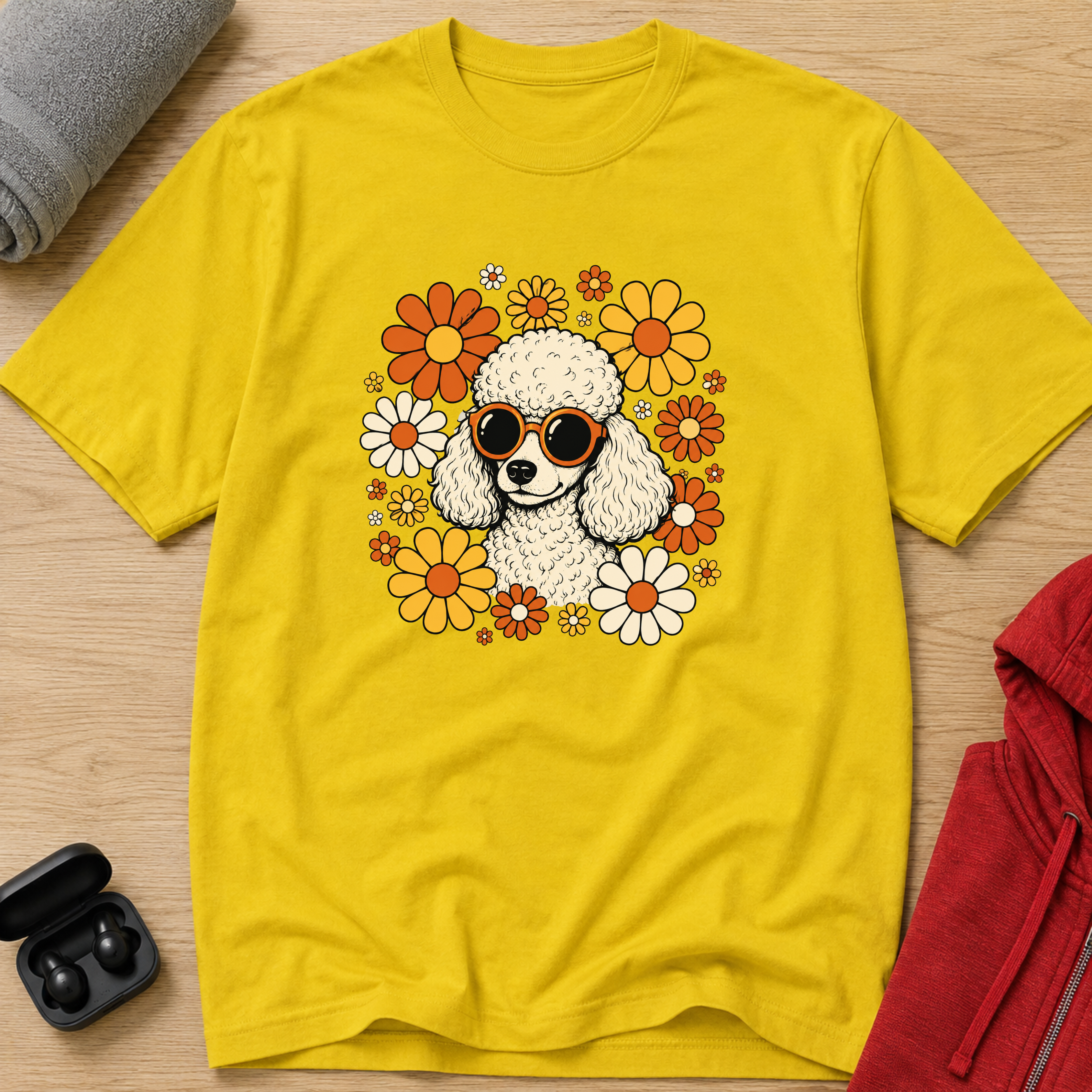Cool Dog & Flowers