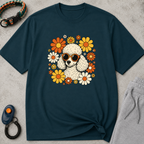 Cool Dog & Flowers