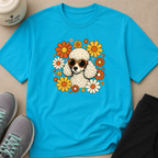 Cool Dog & Flowers