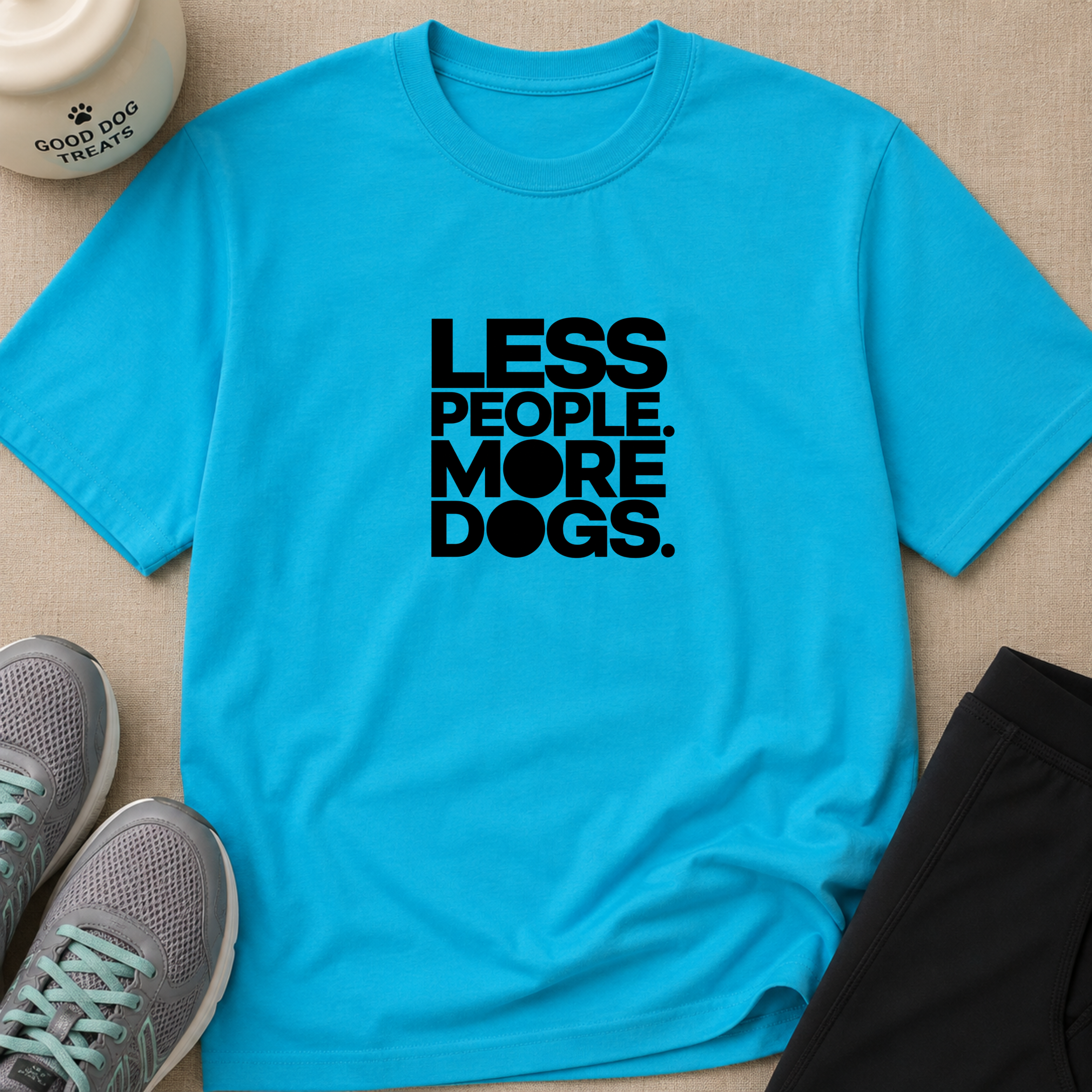 LESS PEOPLE. MORE DOGS.