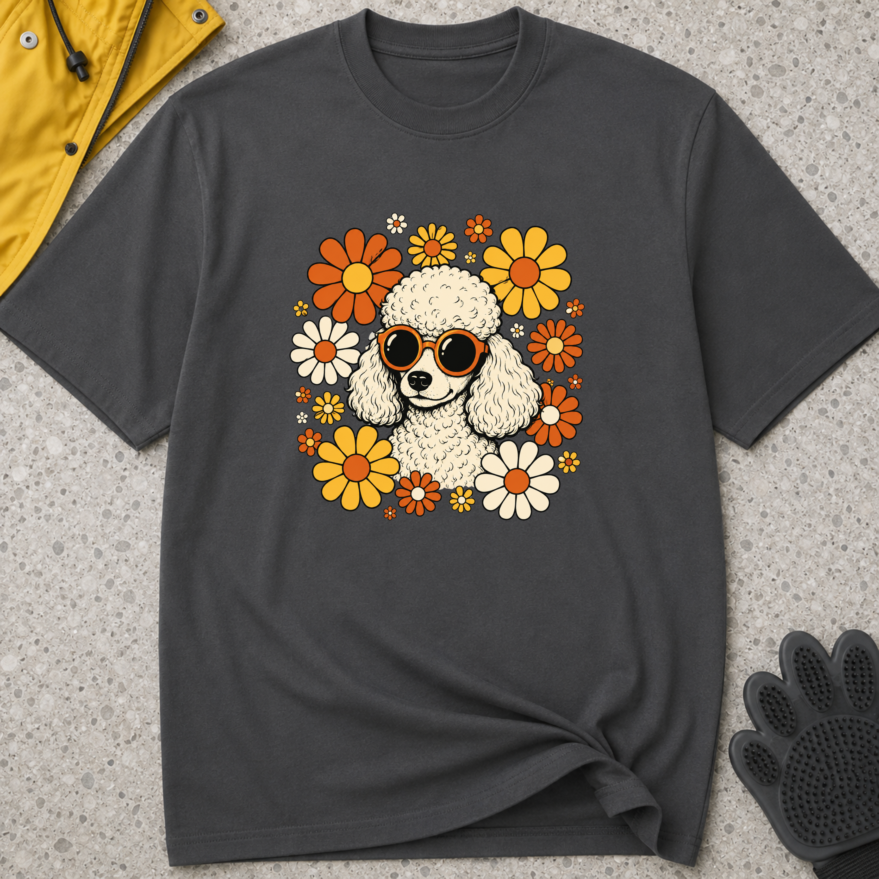 Cool Dog & Flowers