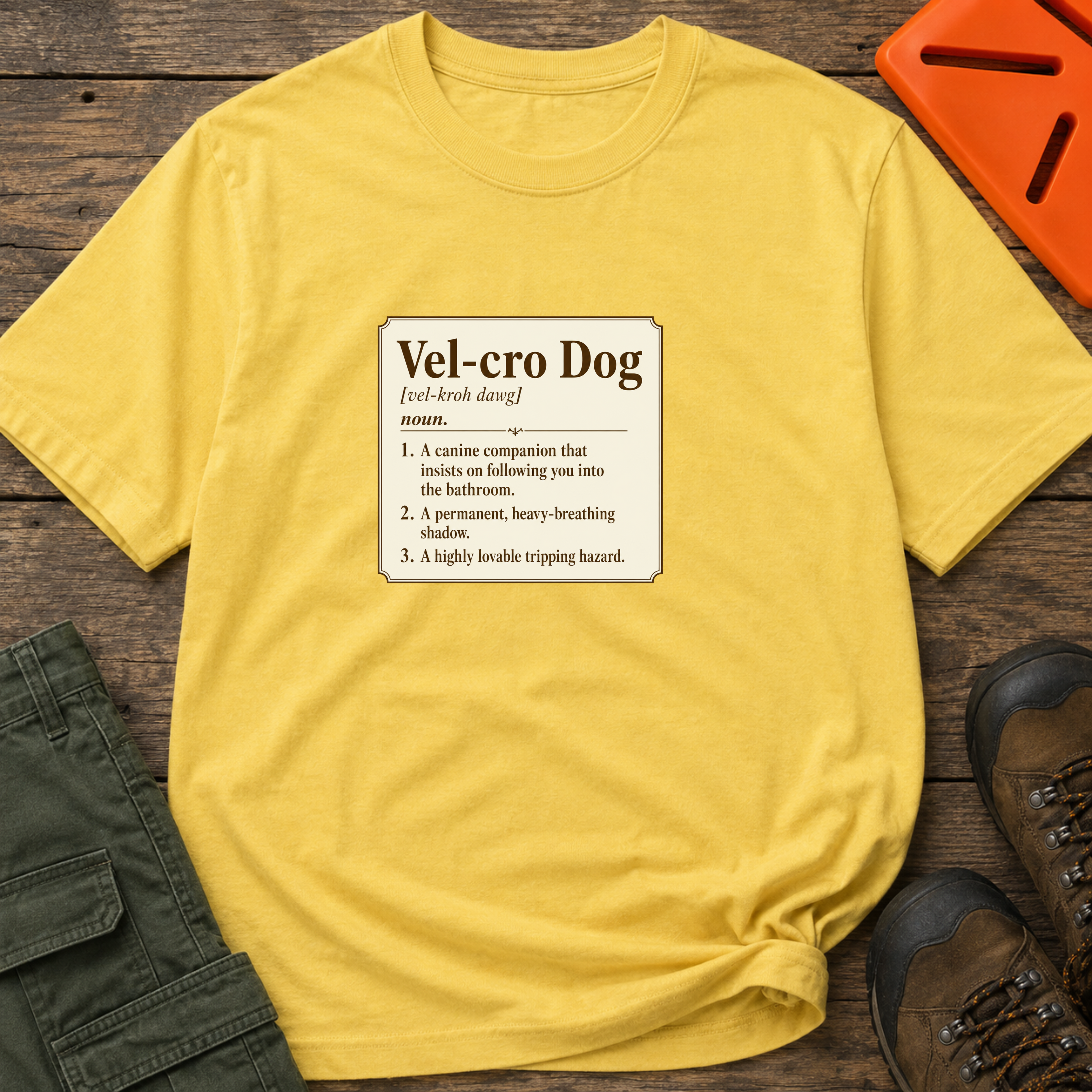 Vel-cro Dog