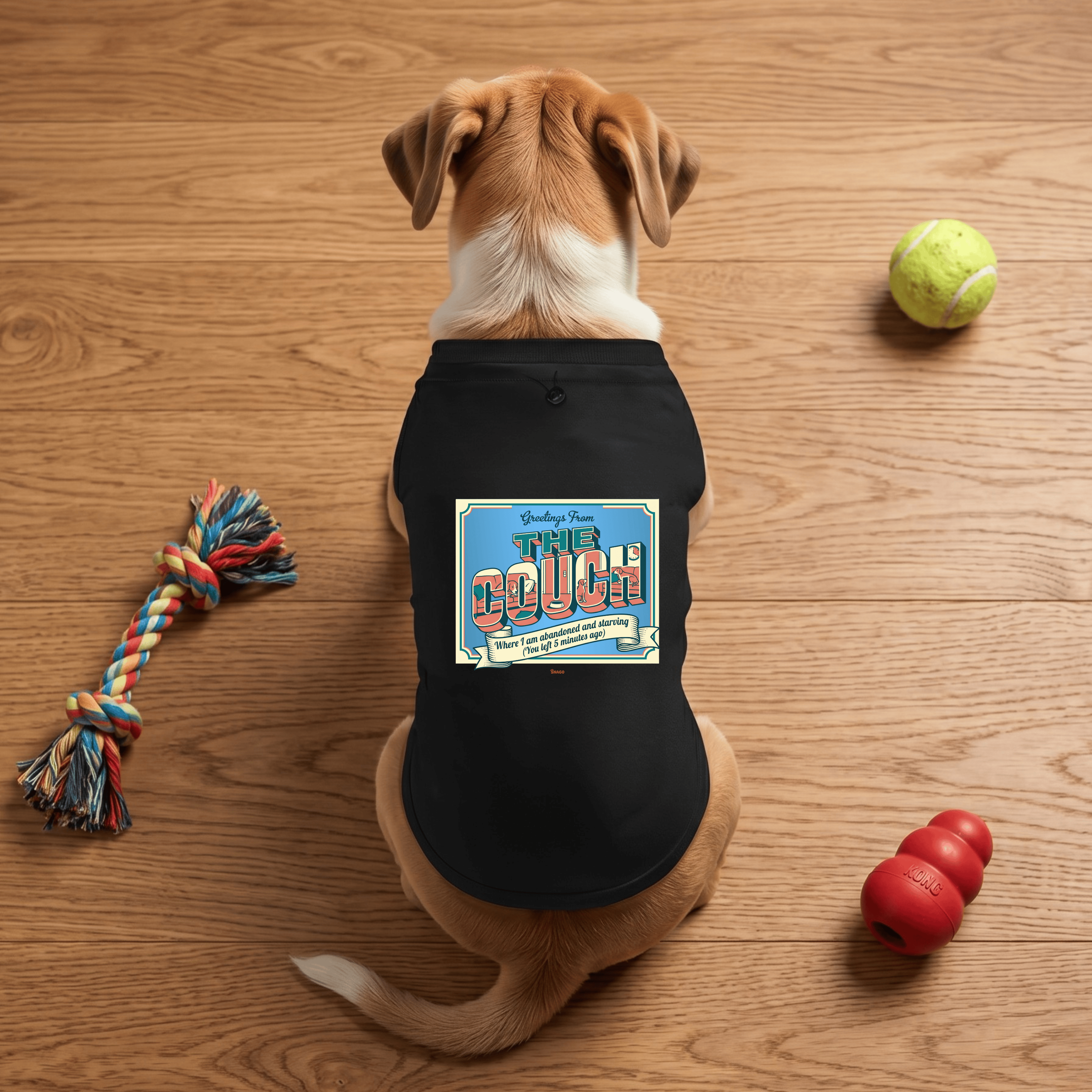 Snago Dog T-Shirt Dog Tee - The Couch Dog and Cat Tees for Pet Parents