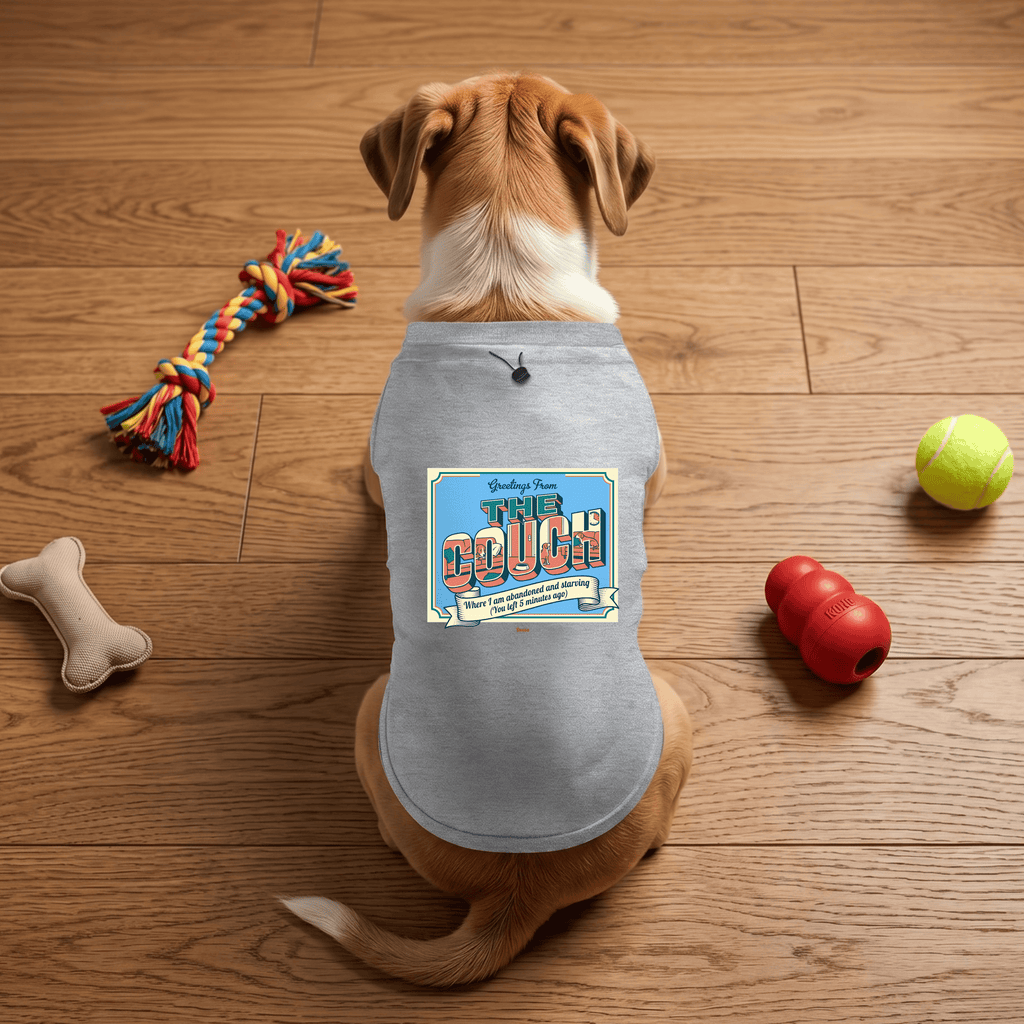 Snago Dog T-Shirt Dog Tee - The Couch Dog and Cat Tees for Pet Parents