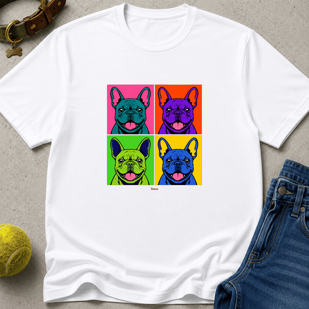 Snago T-Shirt 4 Dimensional Pug Dog and Cat Tees for Pet Parents