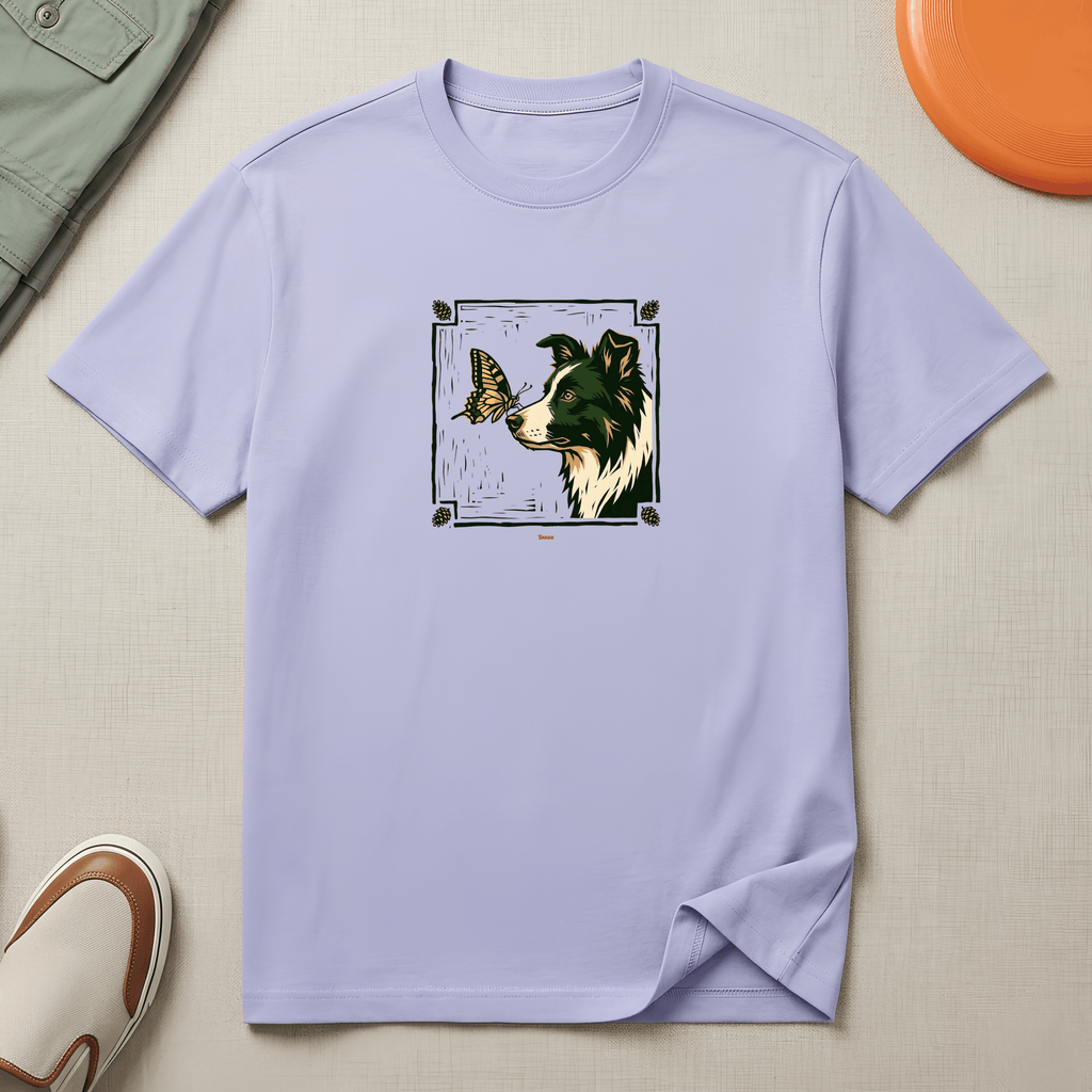 Snago T-Shirt A Dog With Butterfly Dog and Cat Tees for Pet Parents