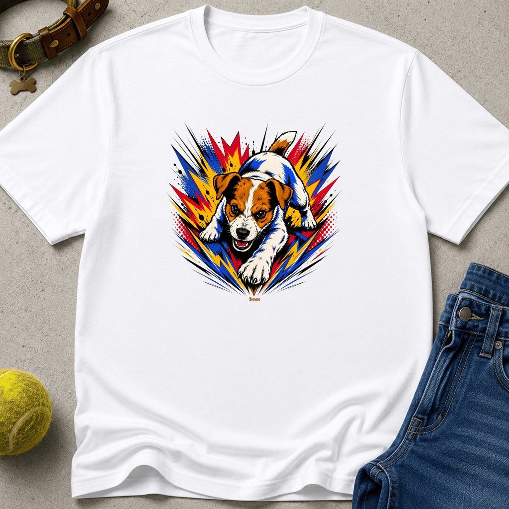 Snago T-Shirt About To Jump! Dog and Cat Tees for Pet Parents