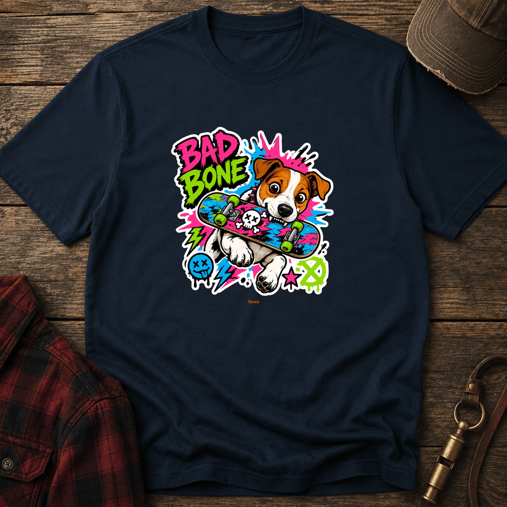 Snago T-Shirt Bad Bone Dog and Cat Tees for Pet Parents