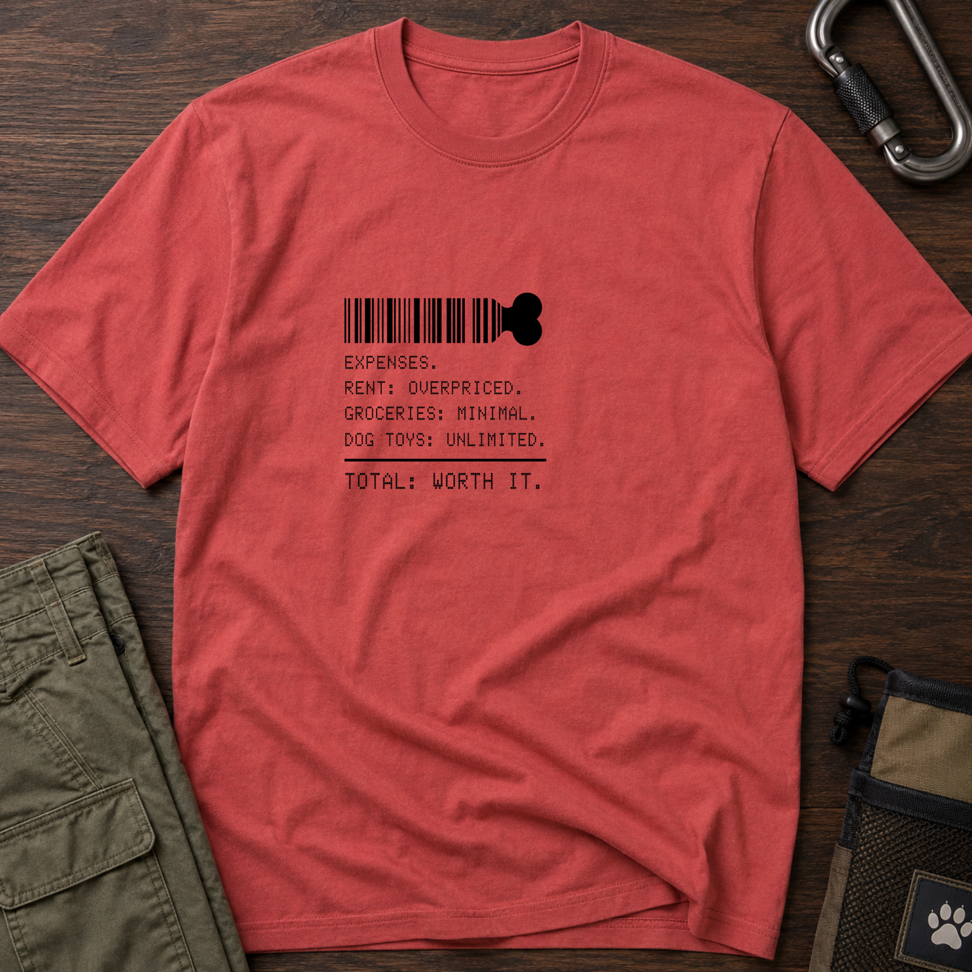 Snago T-Shirt Barcode: Dog Dog and Cat Tees for Pet Parents
