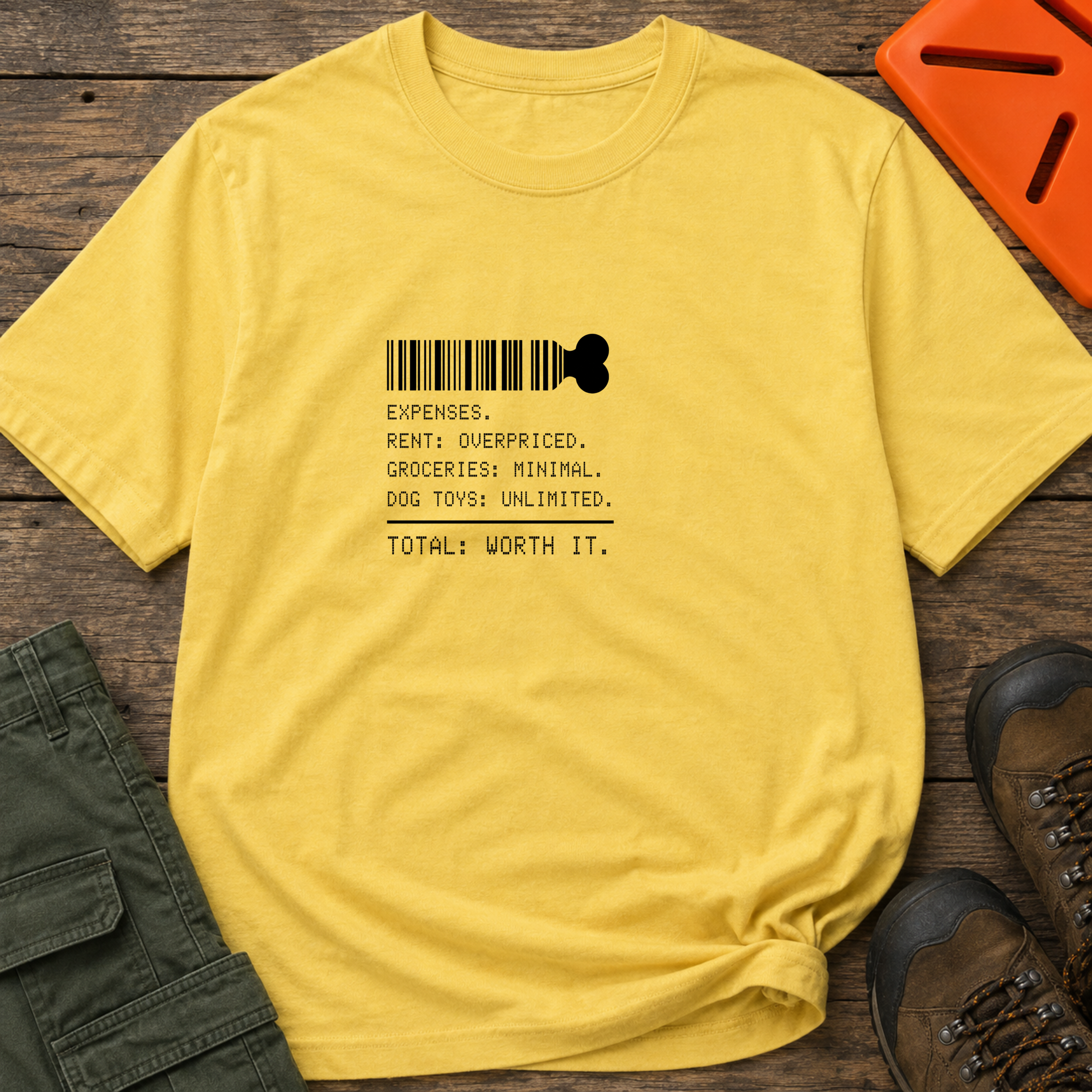 Snago T-Shirt Barcode: Dog Dog and Cat Tees for Pet Parents