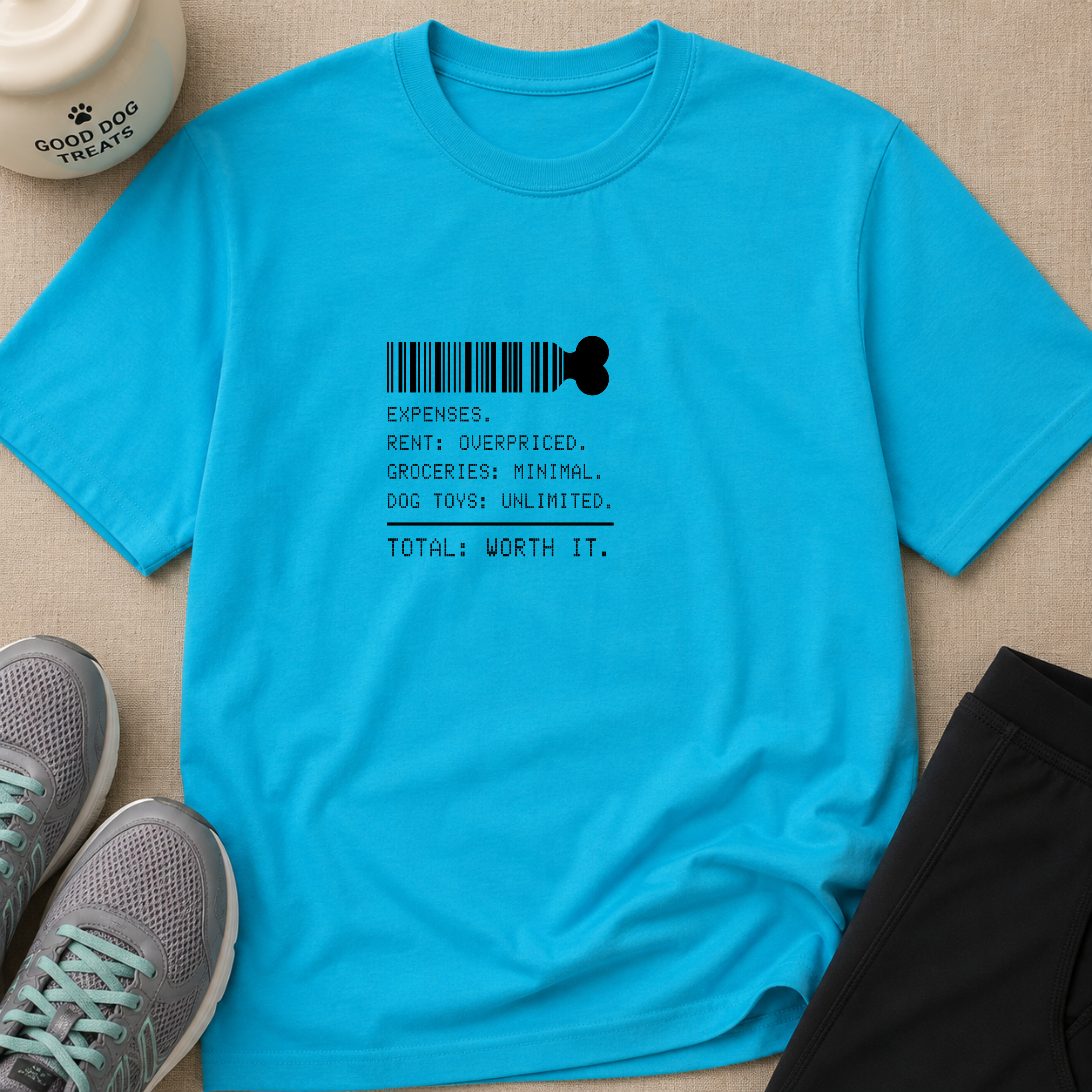 Snago T-Shirt Barcode: Dog Dog and Cat Tees for Pet Parents
