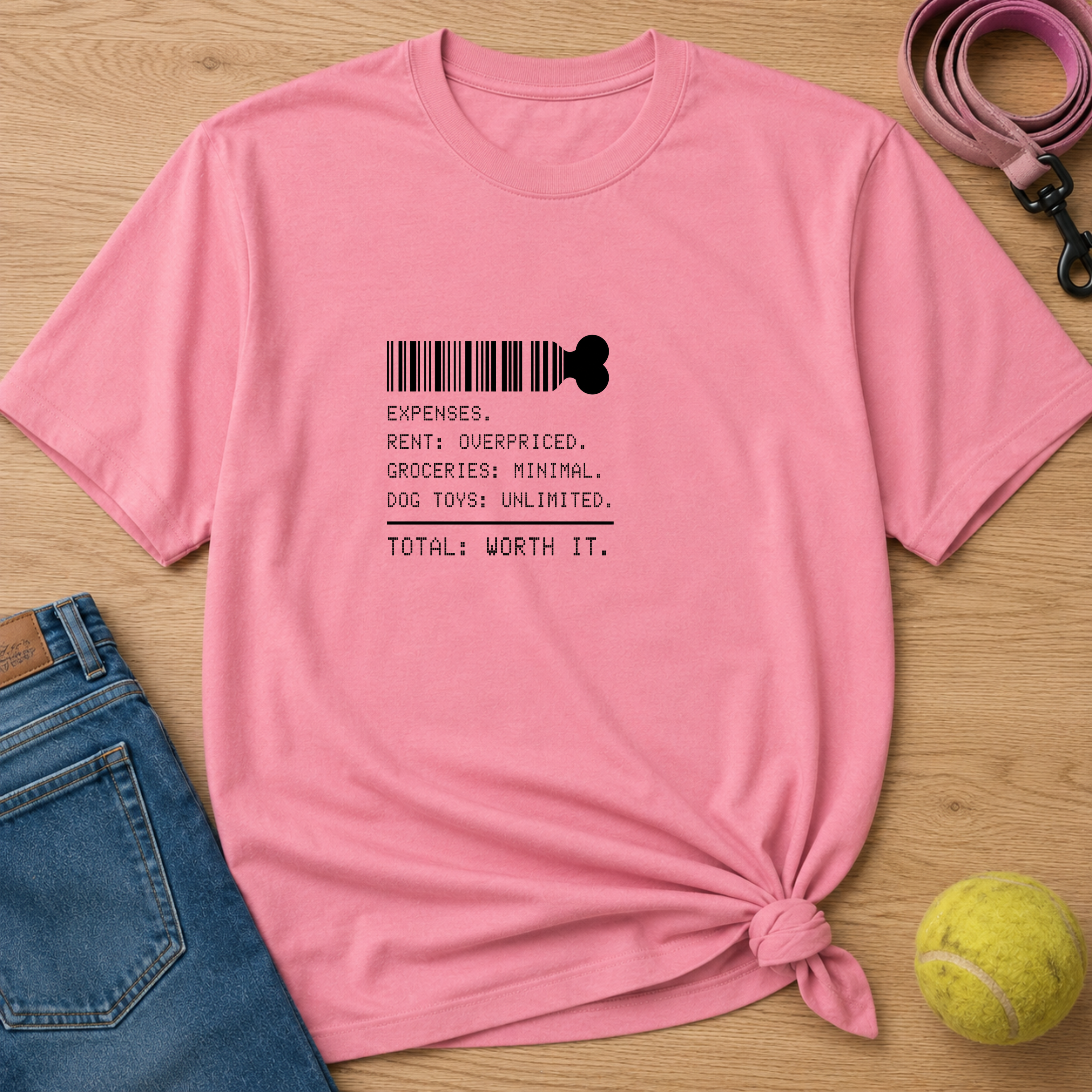 Snago T-Shirt Barcode: Dog Dog and Cat Tees for Pet Parents