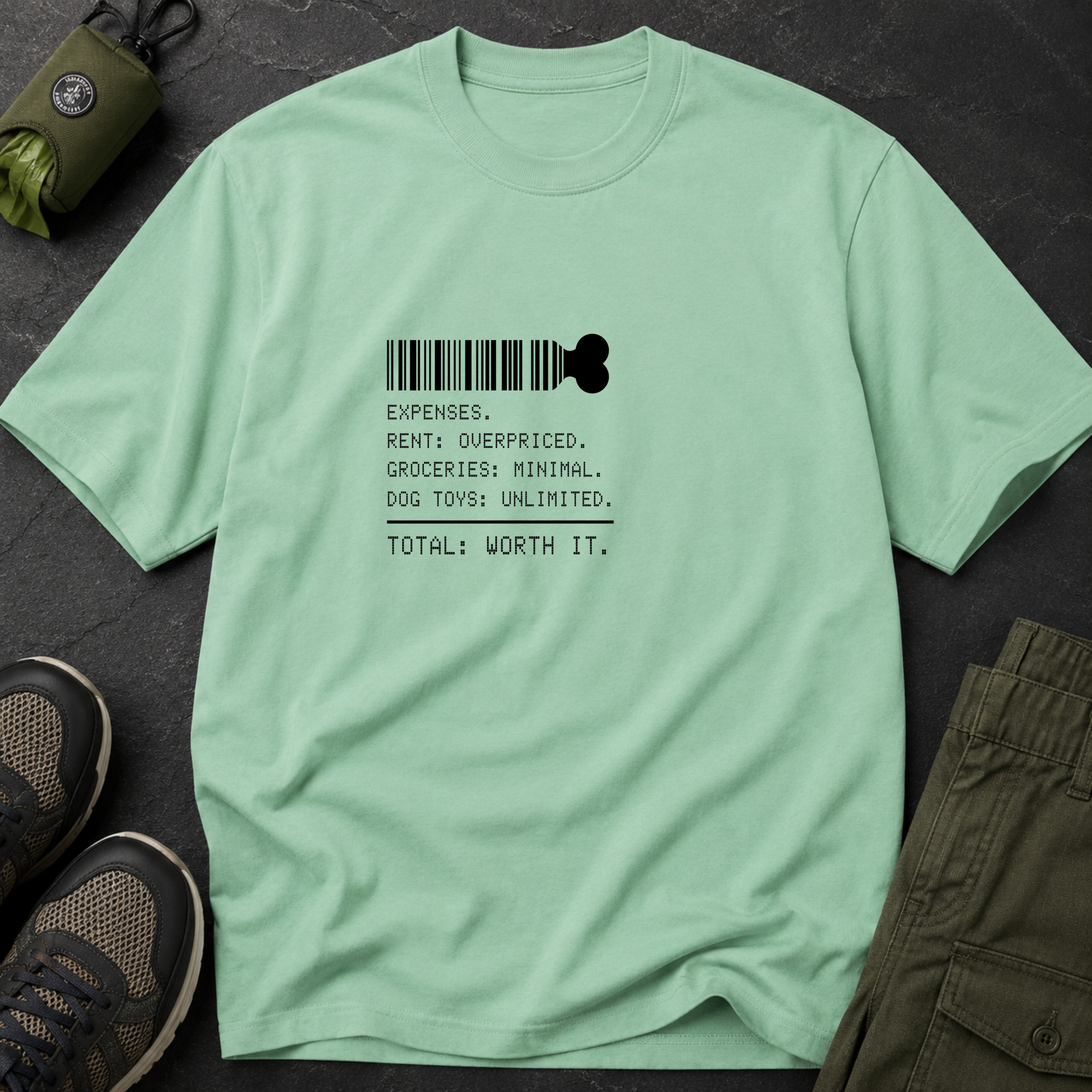 Snago T-Shirt Barcode: Dog Dog and Cat Tees for Pet Parents