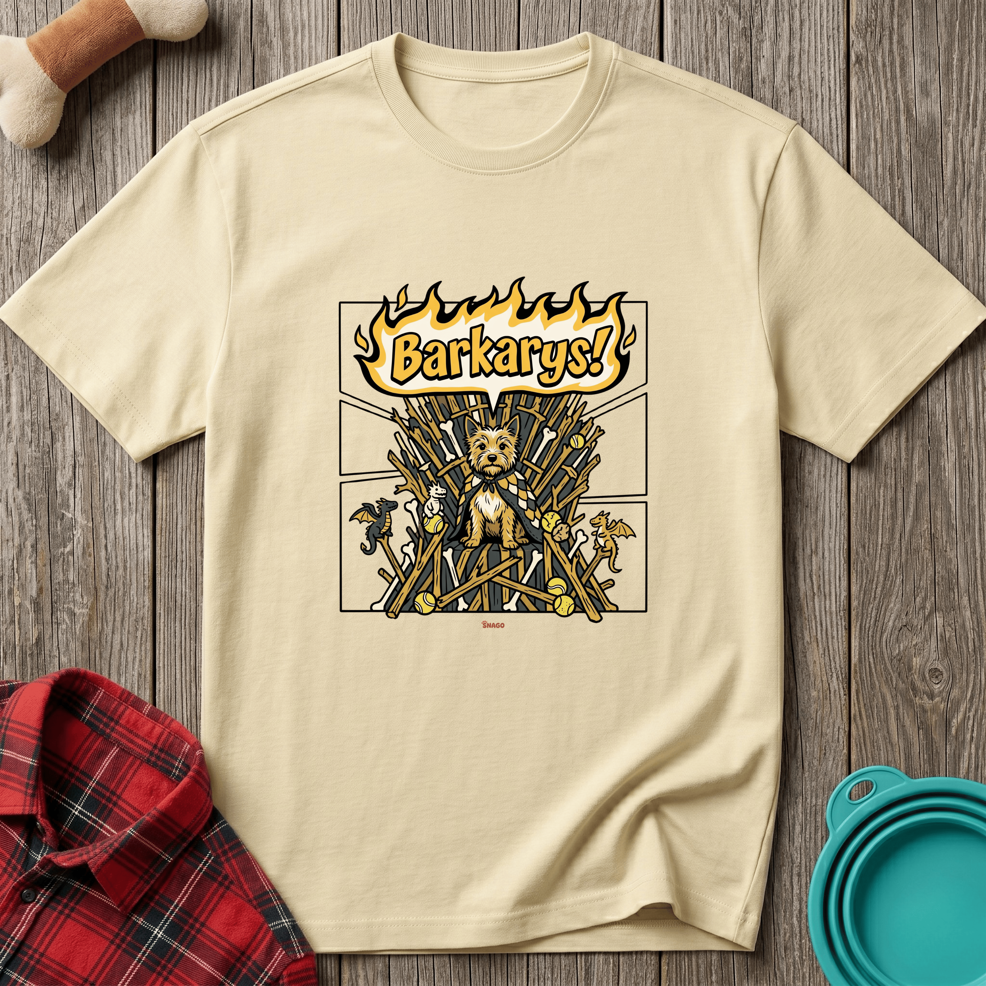 Snago T-Shirt BARKarys! Dog and Cat Tees for Pet Parents
