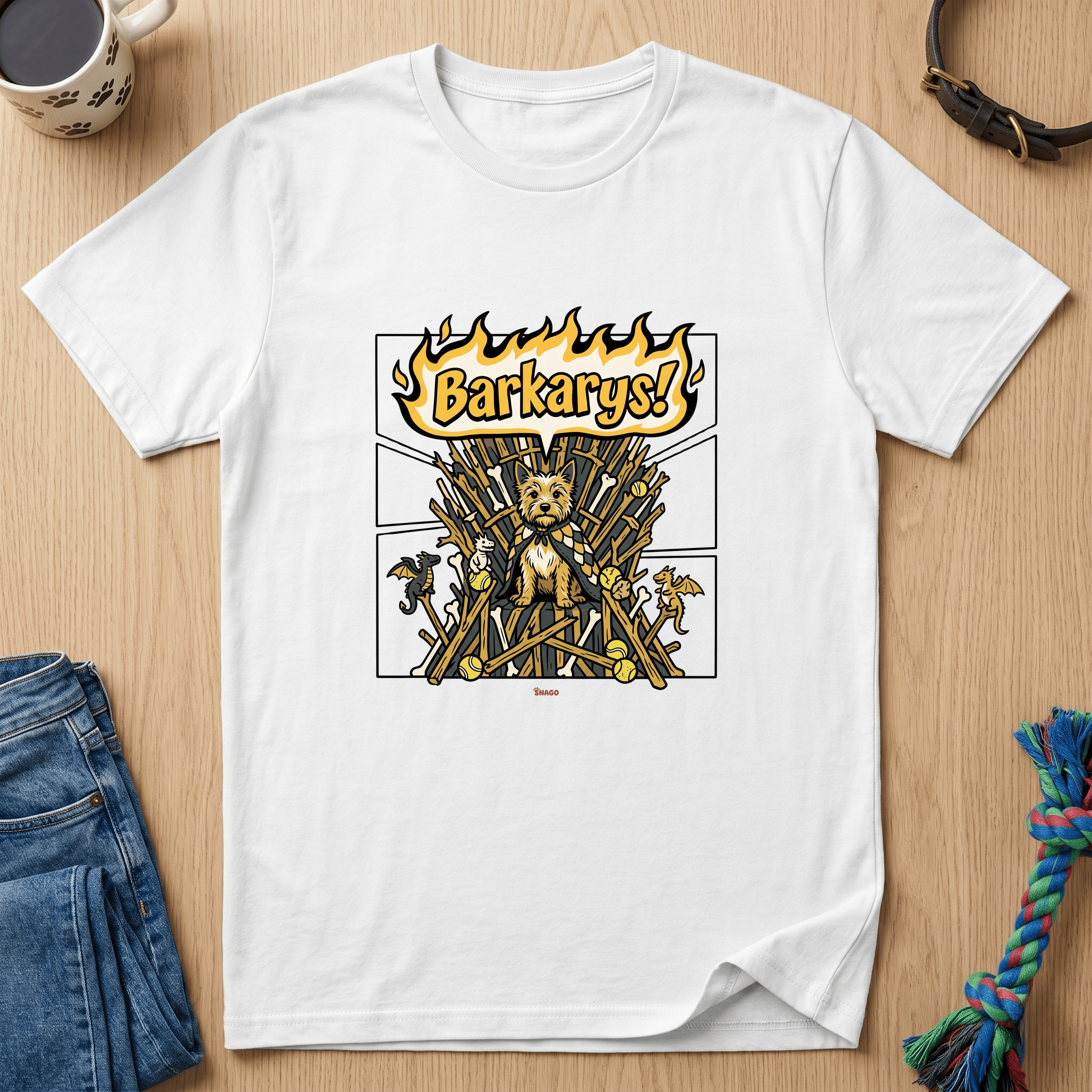 Snago T-Shirt BARKarys! Dog and Cat Tees for Pet Parents