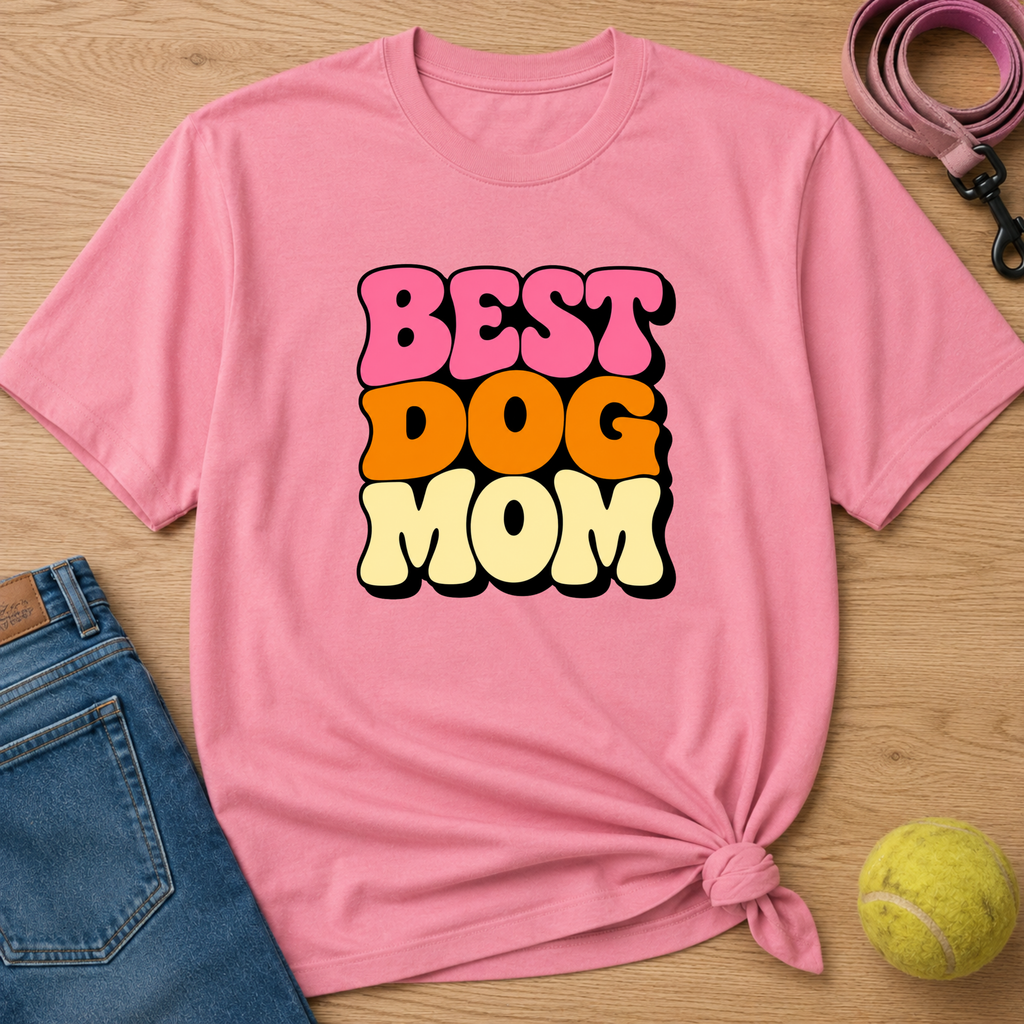 Snago T-Shirt Best Dog Mom Dog and Cat Tees for Pet Parents