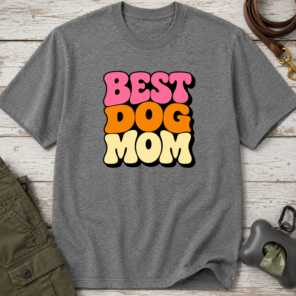 Snago T-Shirt Best Dog Mom Dog and Cat Tees for Pet Parents