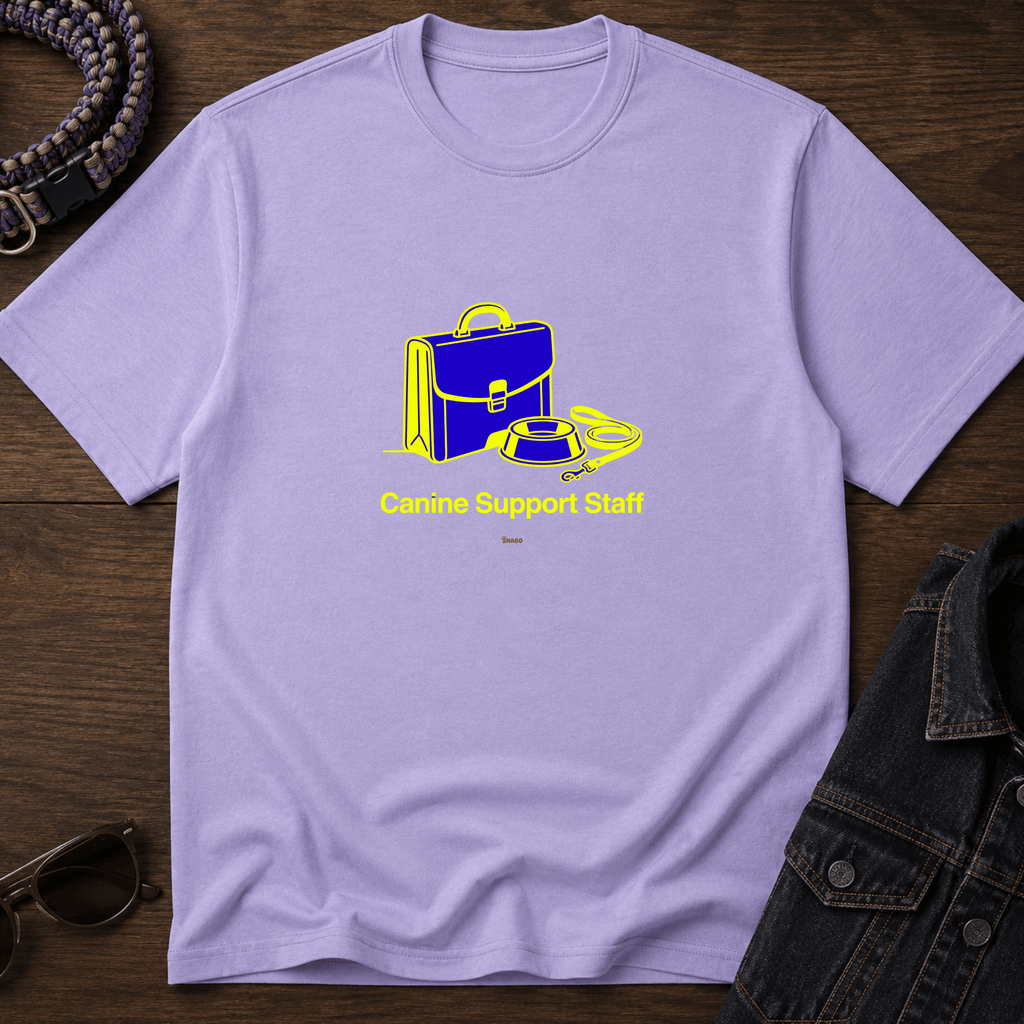 Snago T-Shirt Canine Support Staff Dog and Cat Tees for Pet Parents