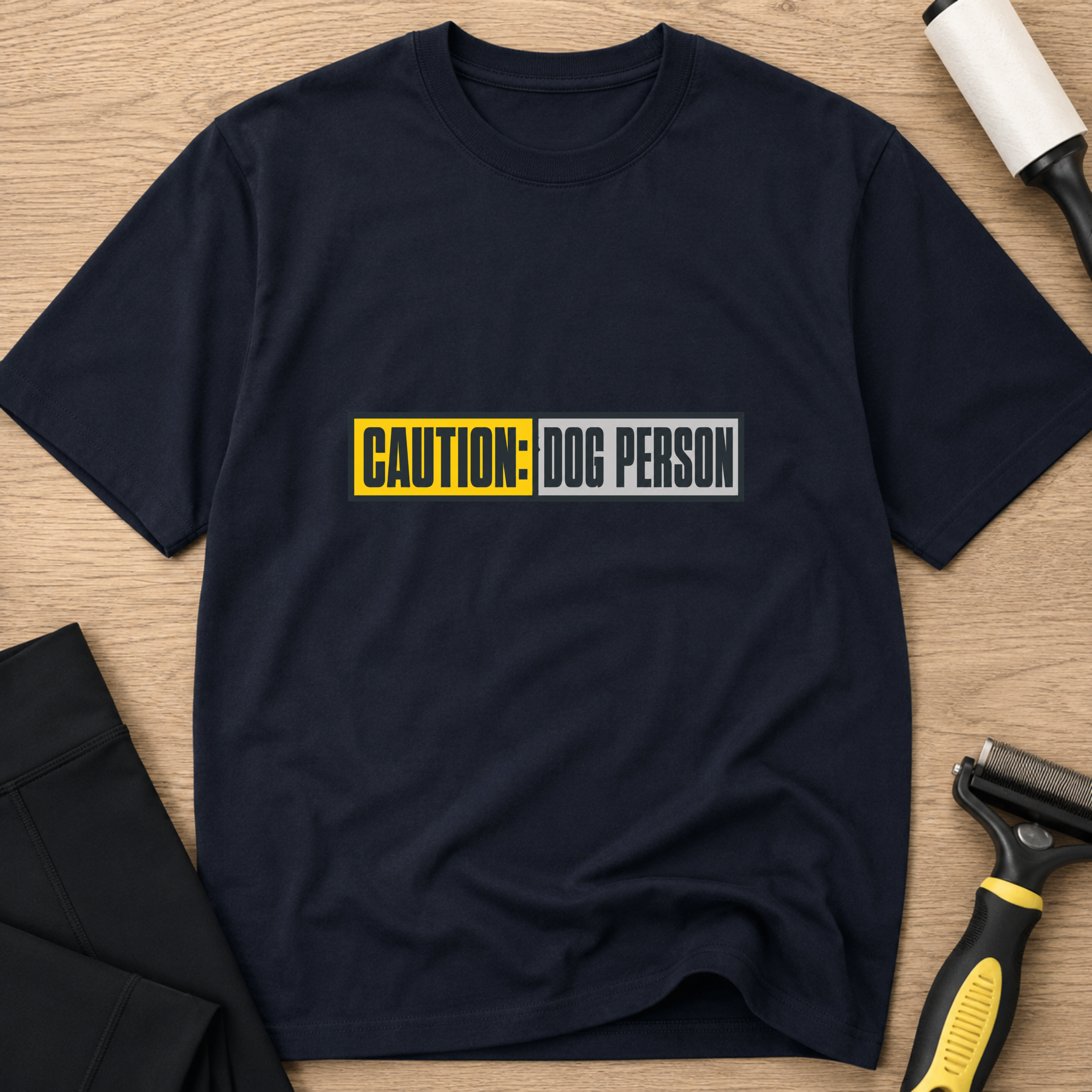 Snago T-Shirt Caution: Dog Person Dog and Cat Tees for Pet Parents