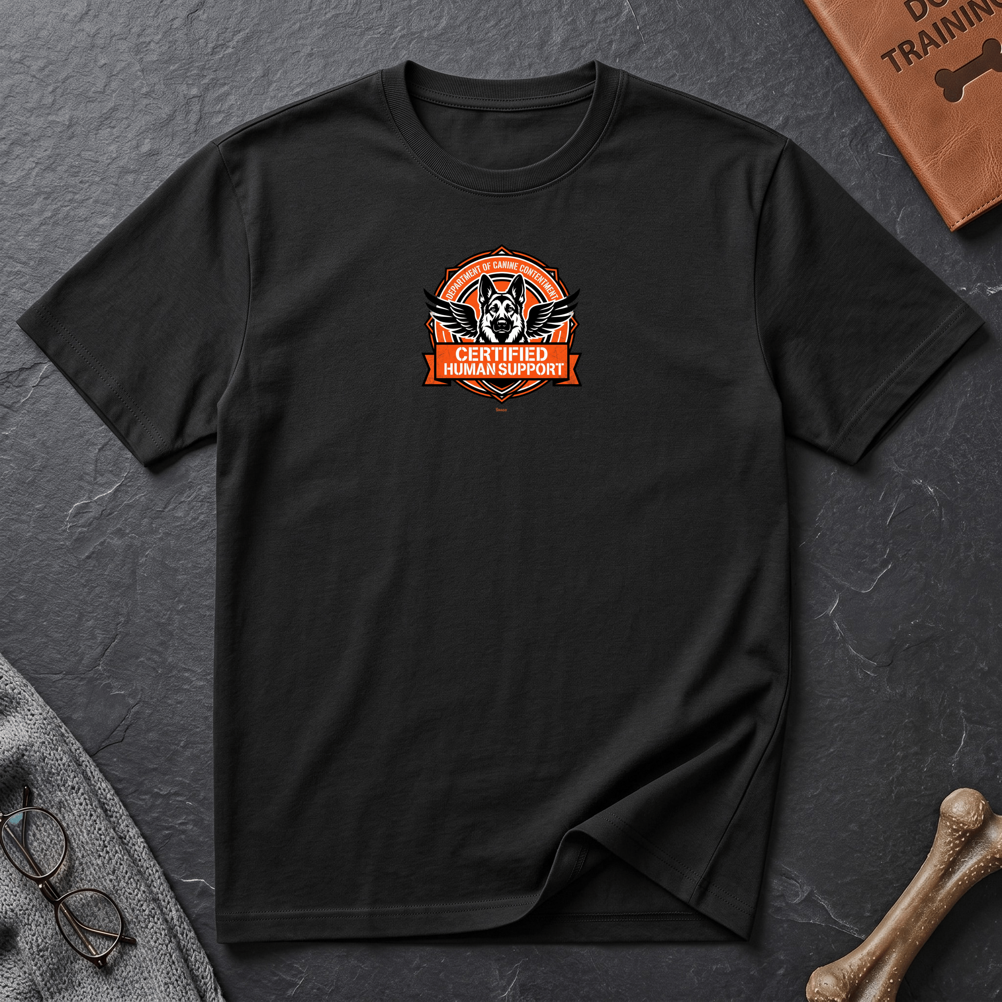 Snago T-Shirt Certified Human Support Dog and Cat Tees for Pet Parents