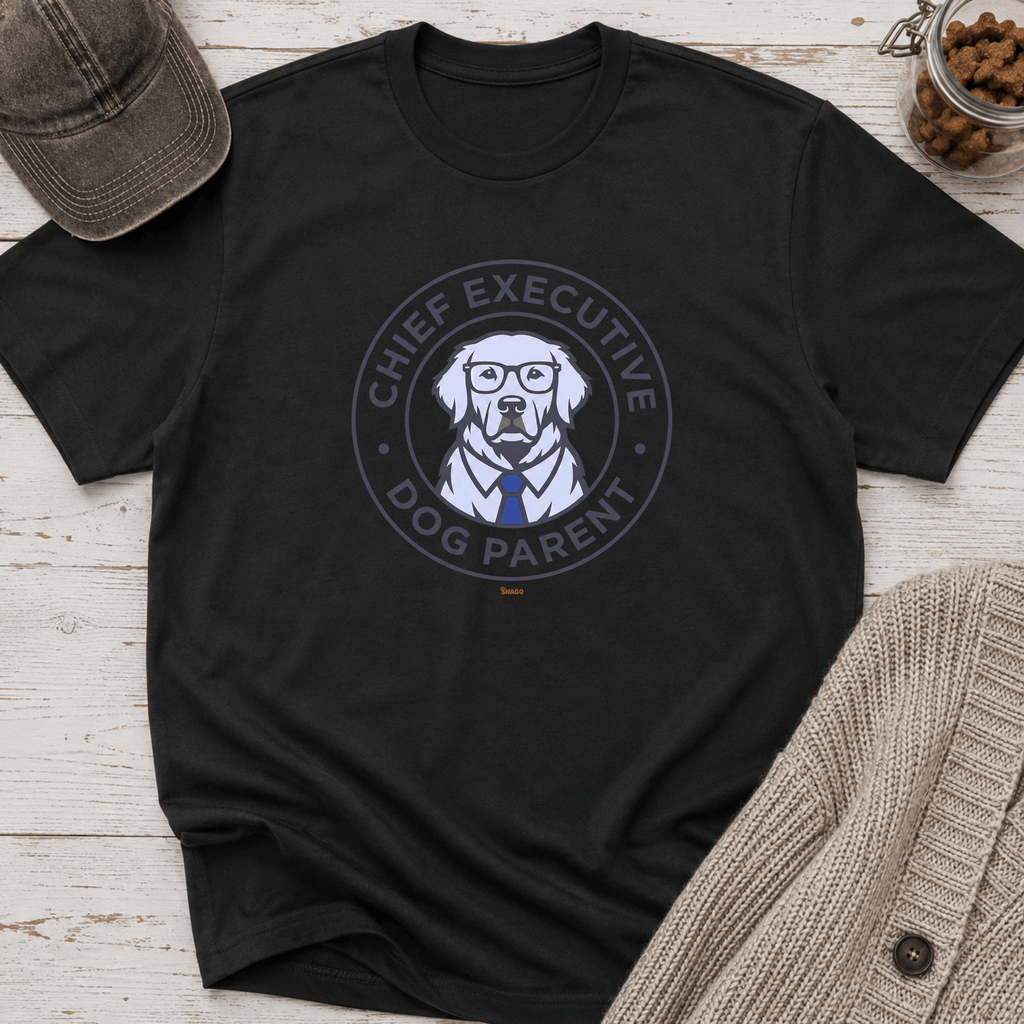 Snago T-Shirt Chief Executive - Dog Parent Dog and Cat Tees for Pet Parents