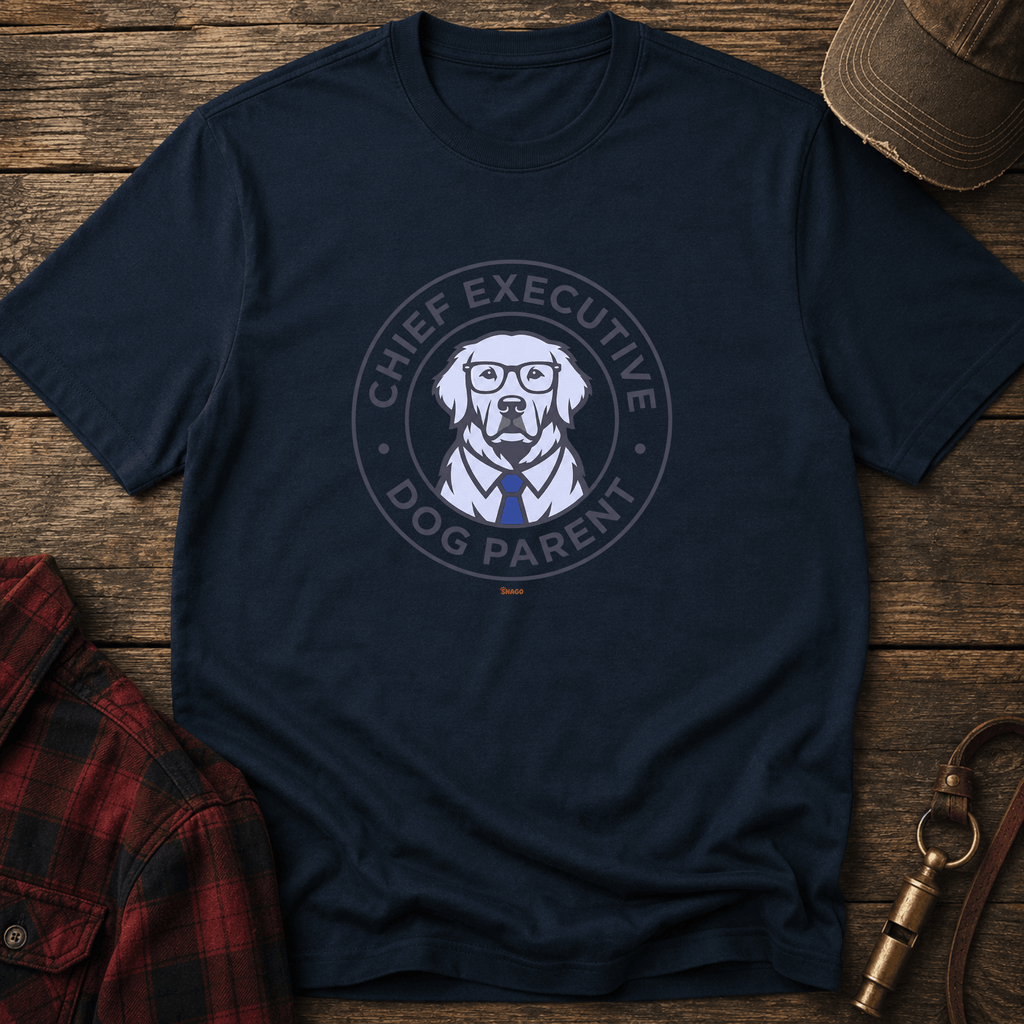 Snago T-Shirt Chief Executive - Dog Parent Dog and Cat Tees for Pet Parents