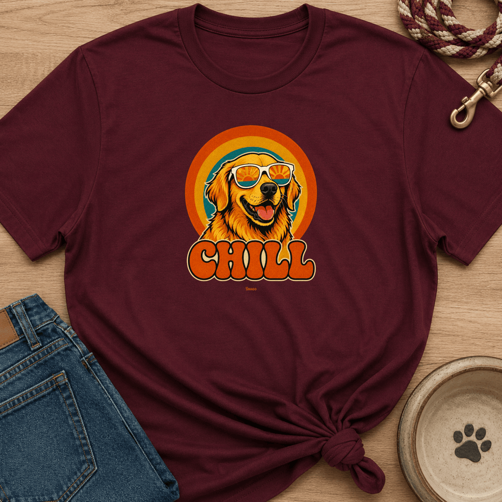 Snago T-Shirt CHILL Dog and Cat Tees for Pet Parents