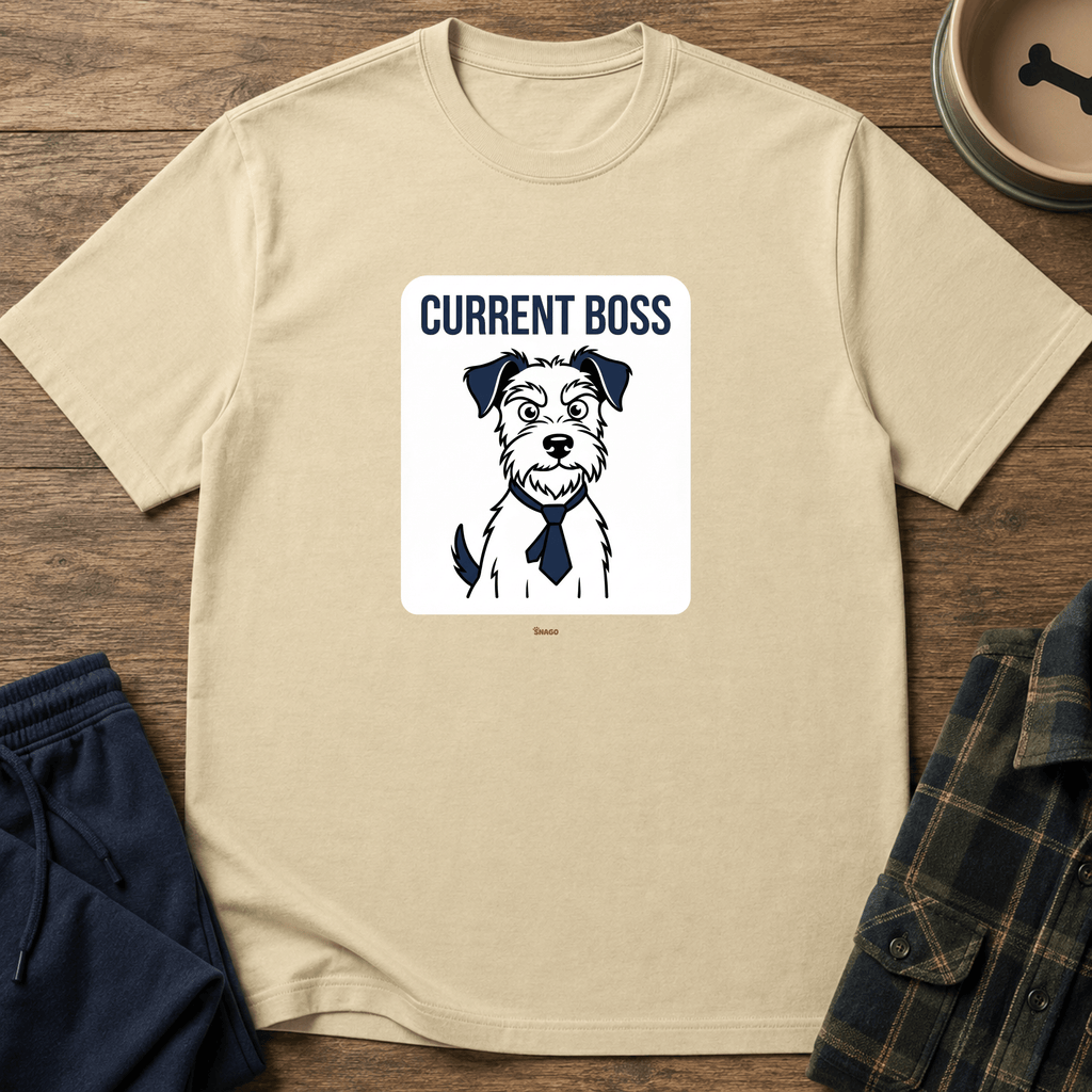 Snago T-Shirt Current Boss Dog and Cat Tees for Pet Parents