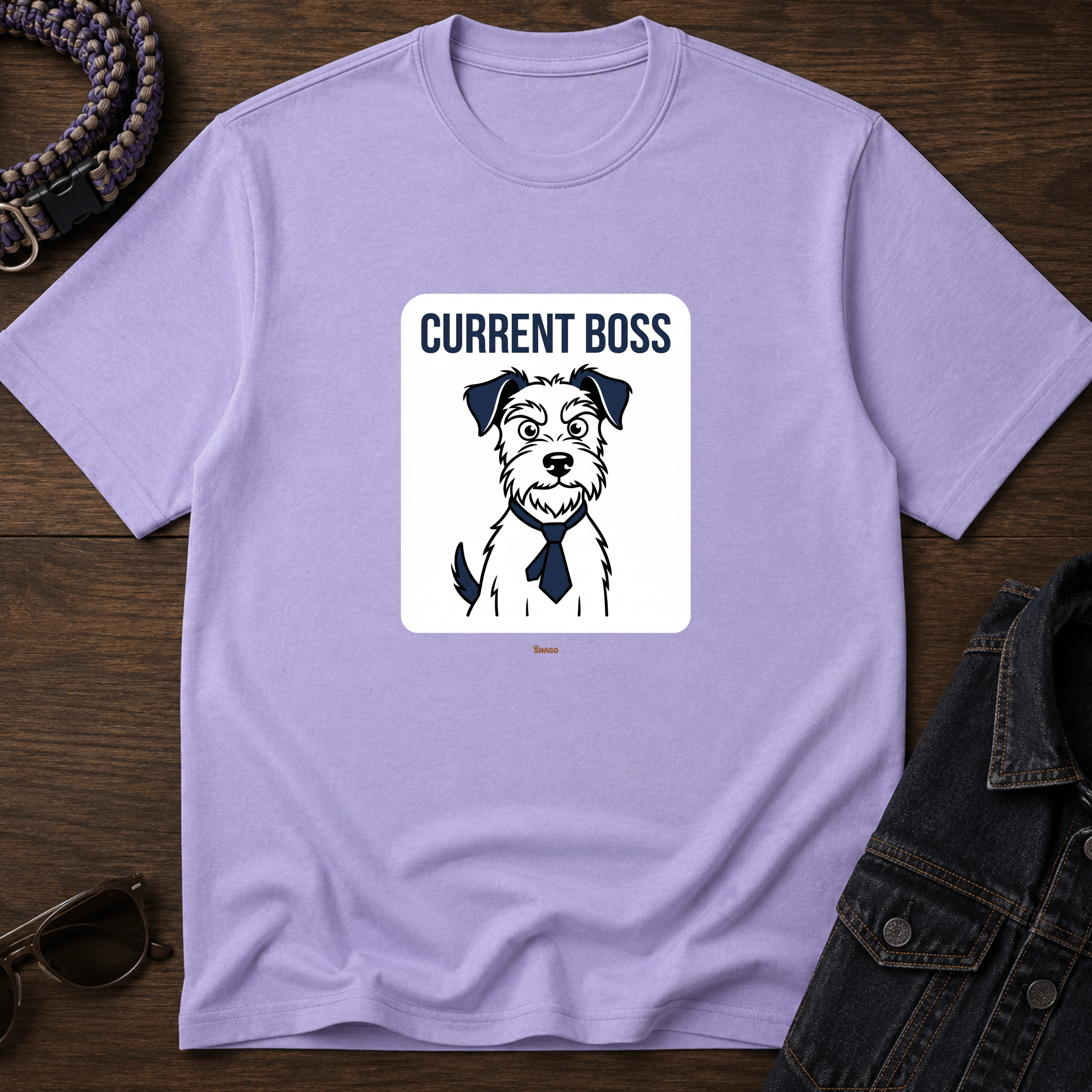 Snago T-Shirt Current Boss Dog and Cat Tees for Pet Parents