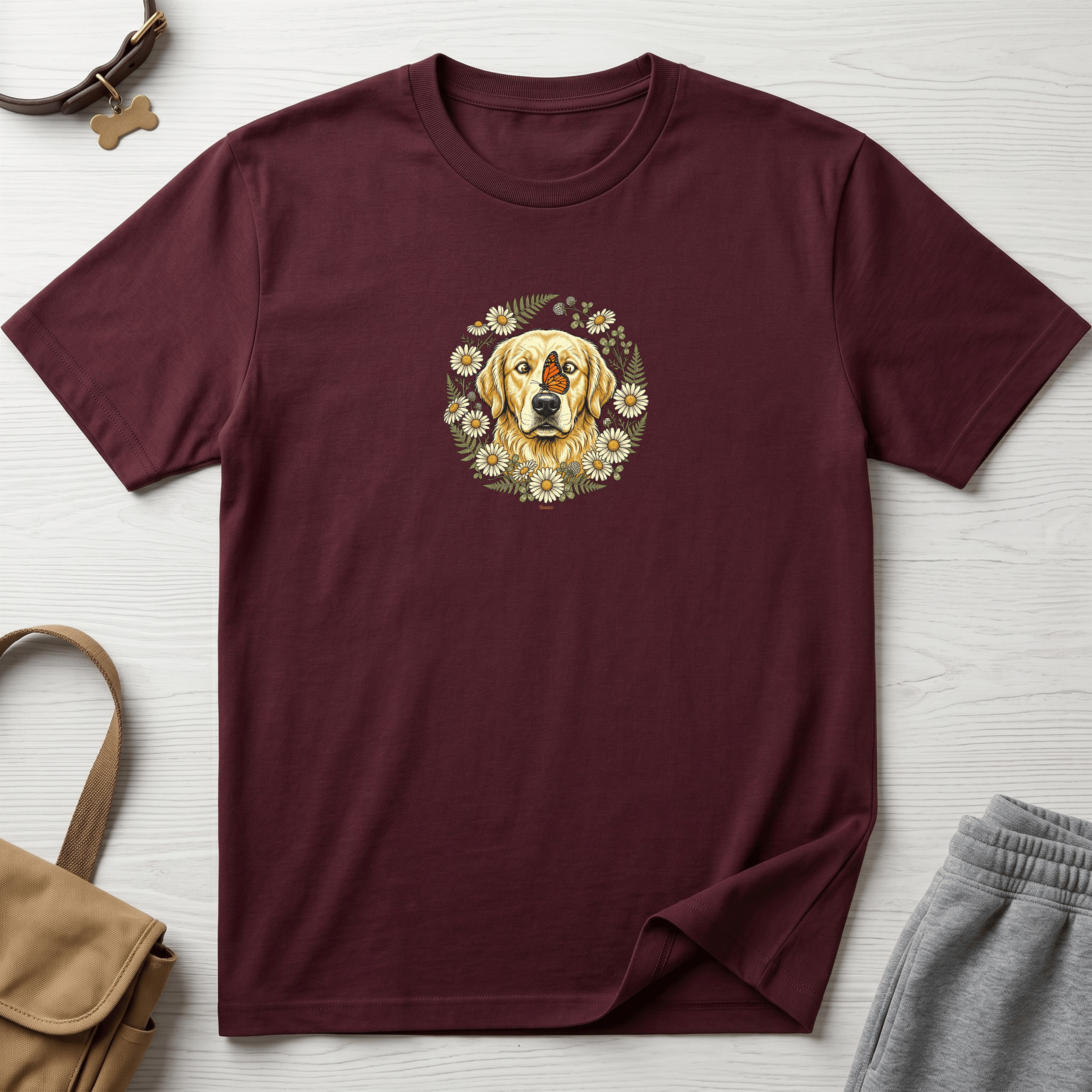 Snago T-Shirt Dog & Butterfly Dog and Cat Tees for Pet Parents