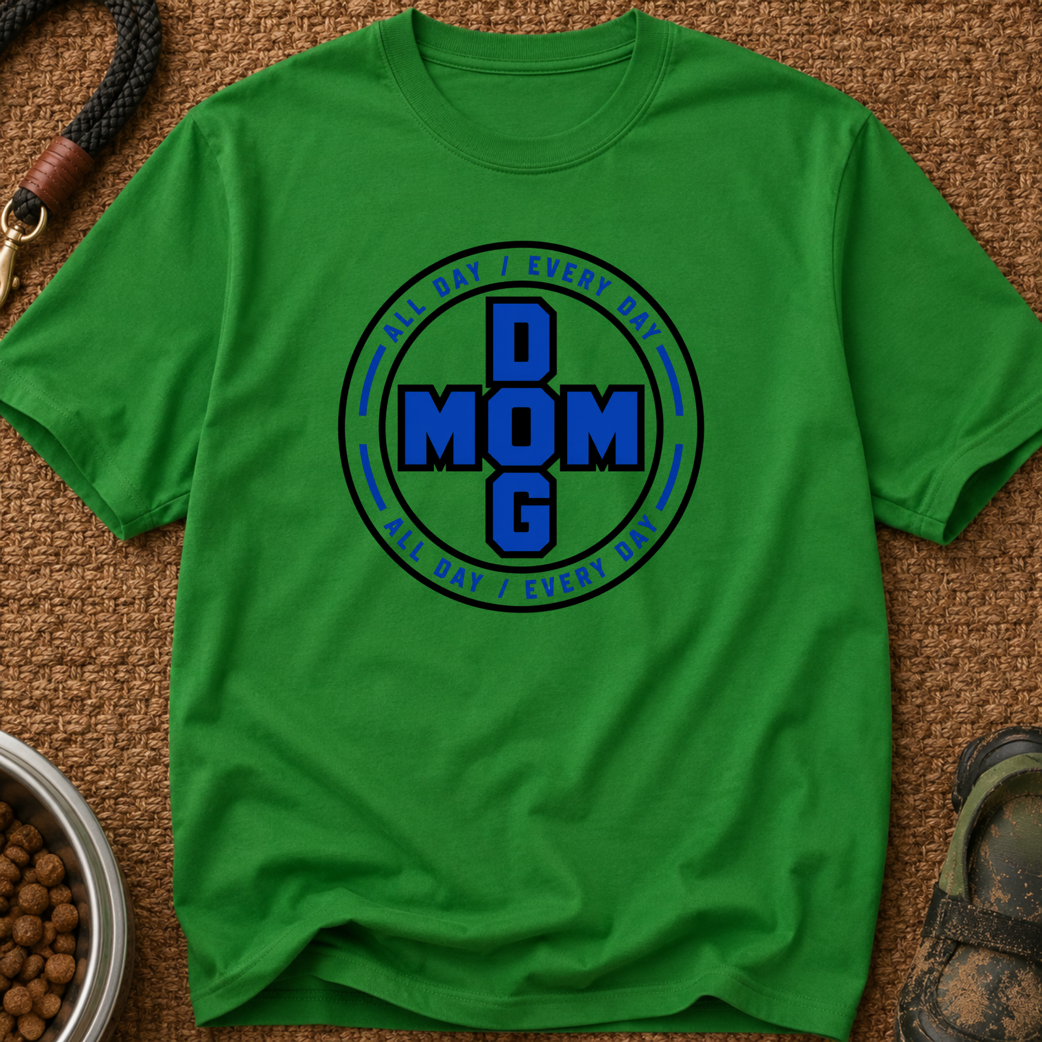 Snago T-Shirt DOG MOM All Day / Every Day Dog and Cat Tees for Pet Parents