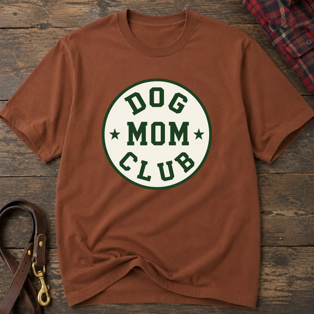 Snago T-Shirt DOG MOM CLUB Dog and Cat Tees for Pet Parents