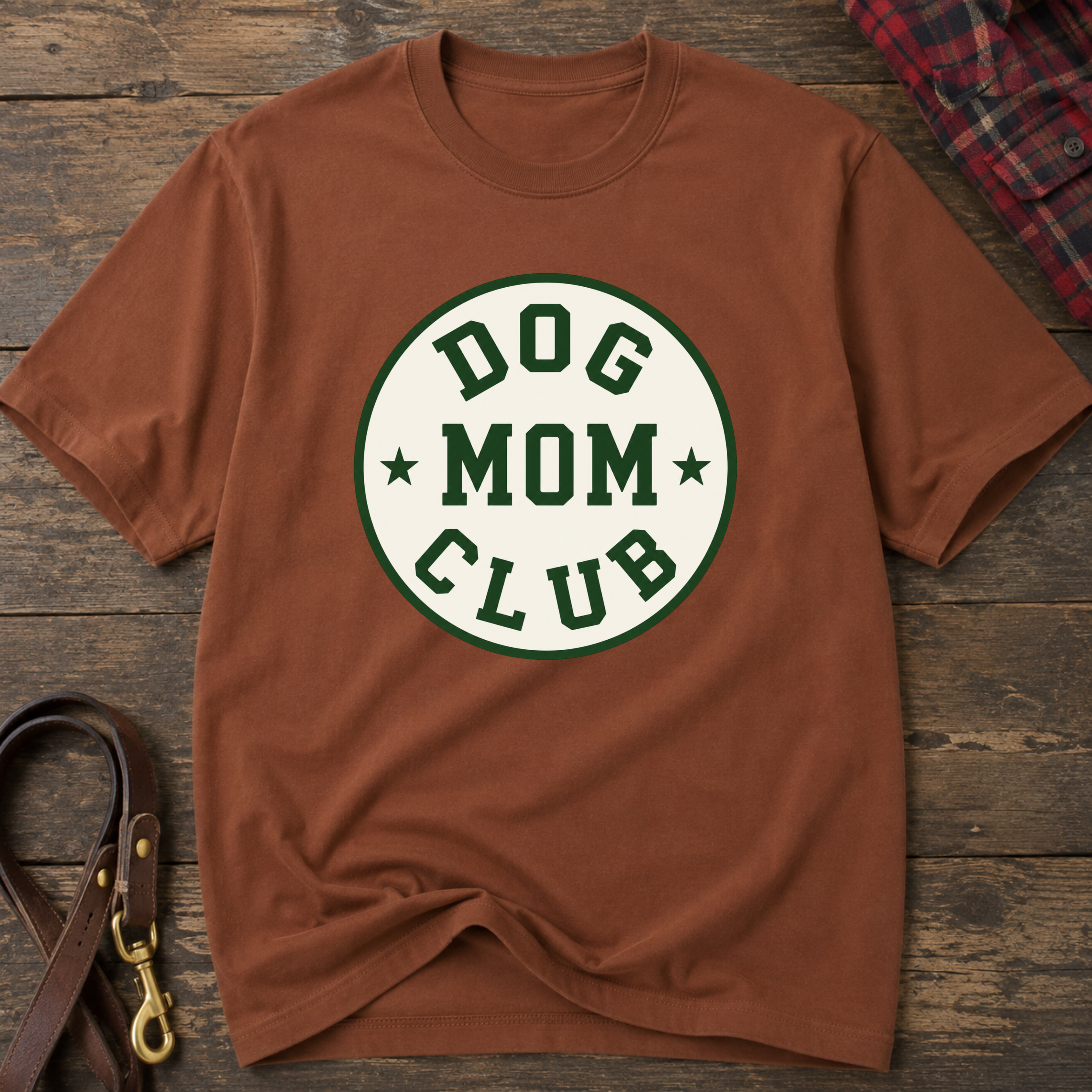 Snago T-Shirt DOG MOM CLUB Dog and Cat Tees for Pet Parents
