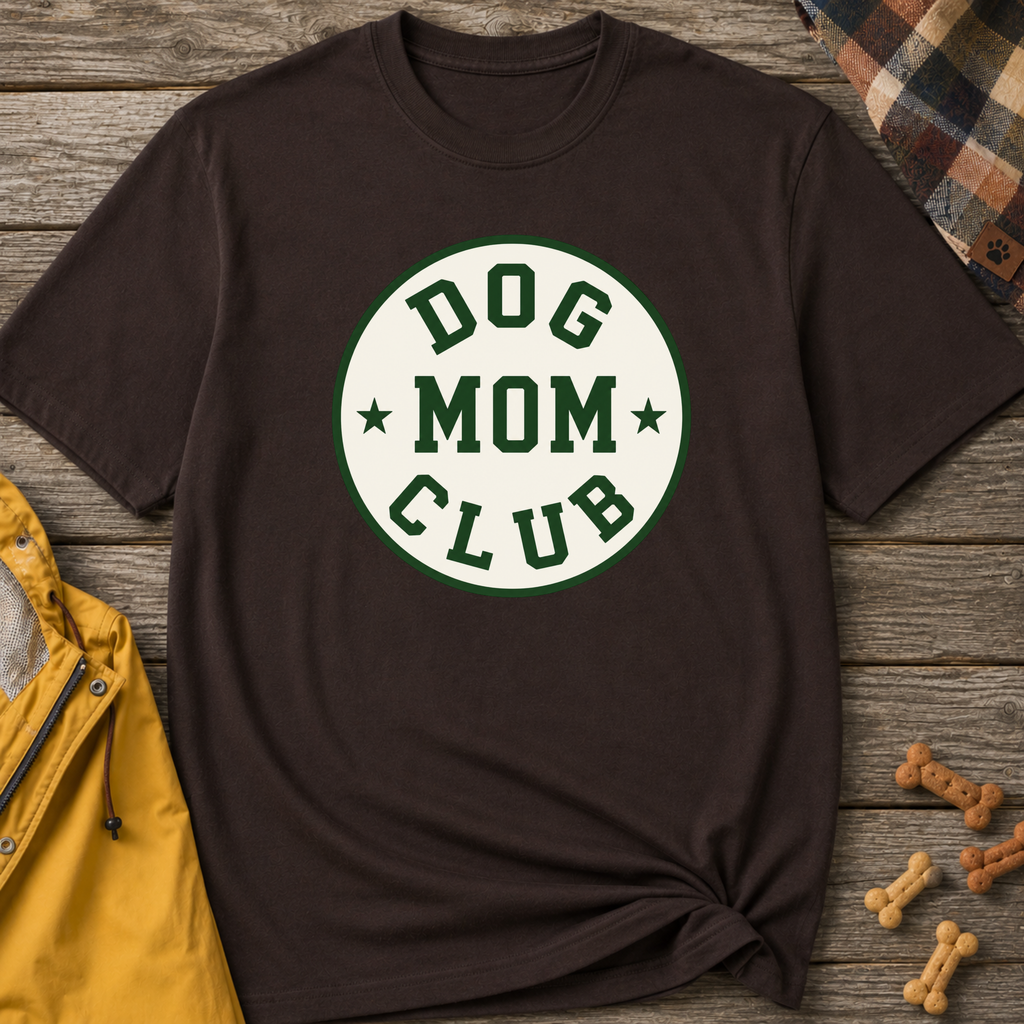 Snago T-Shirt DOG MOM CLUB Dog and Cat Tees for Pet Parents