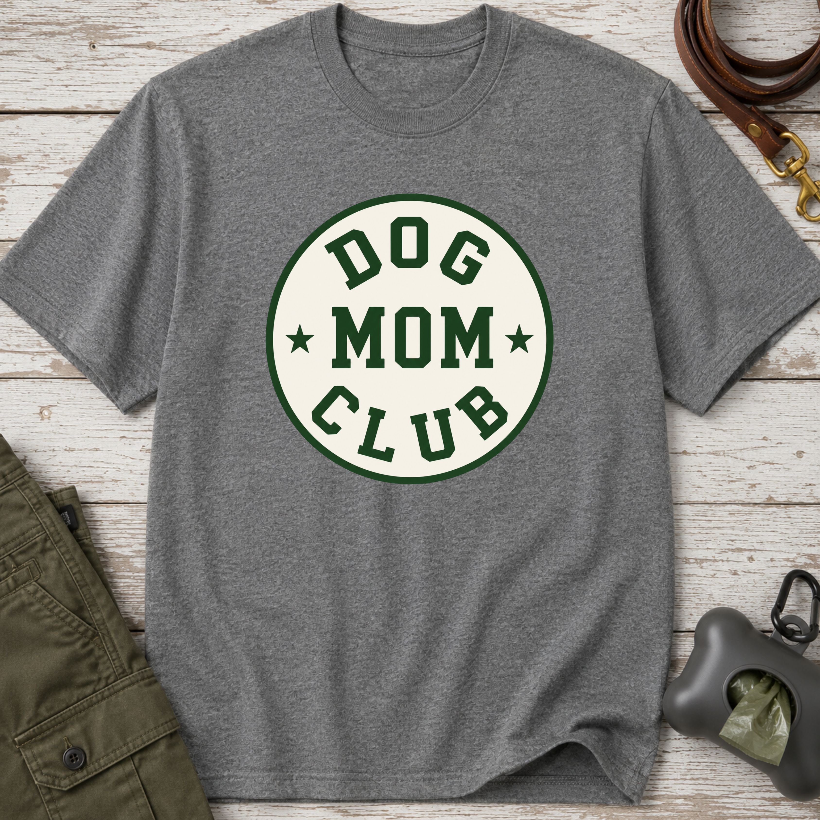 Snago T-Shirt DOG MOM CLUB Dog and Cat Tees for Pet Parents