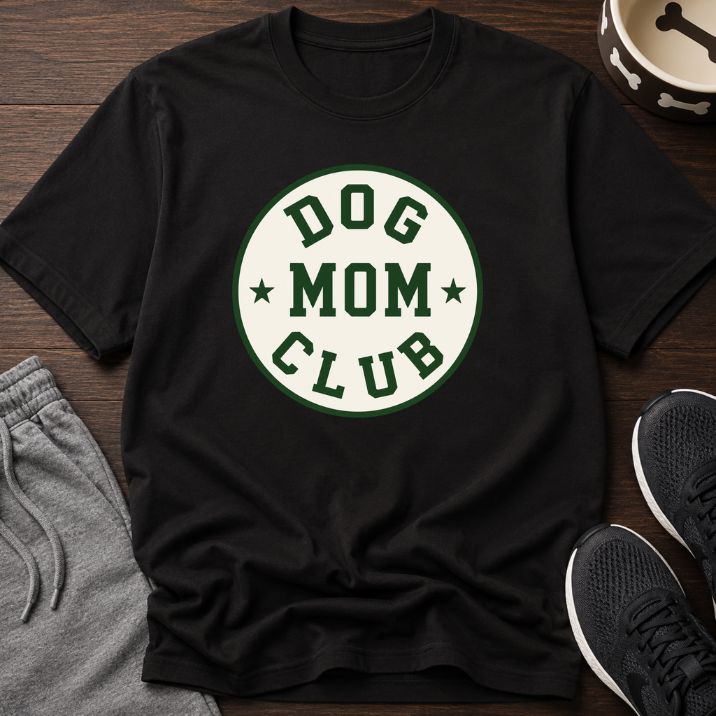 Snago T-Shirt DOG MOM CLUB Dog and Cat Tees for Pet Parents