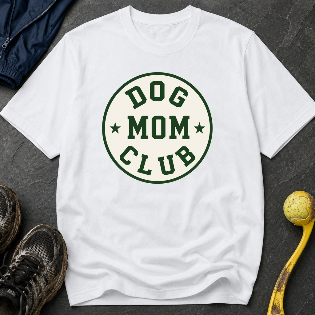 Snago T-Shirt DOG MOM CLUB Dog and Cat Tees for Pet Parents
