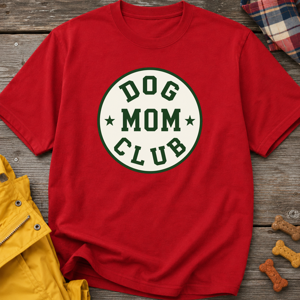 Snago T-Shirt DOG MOM CLUB Dog and Cat Tees for Pet Parents
