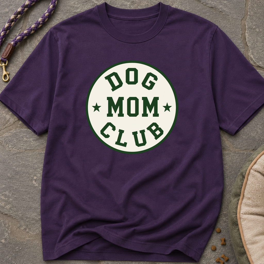 Snago T-Shirt DOG MOM CLUB Dog and Cat Tees for Pet Parents