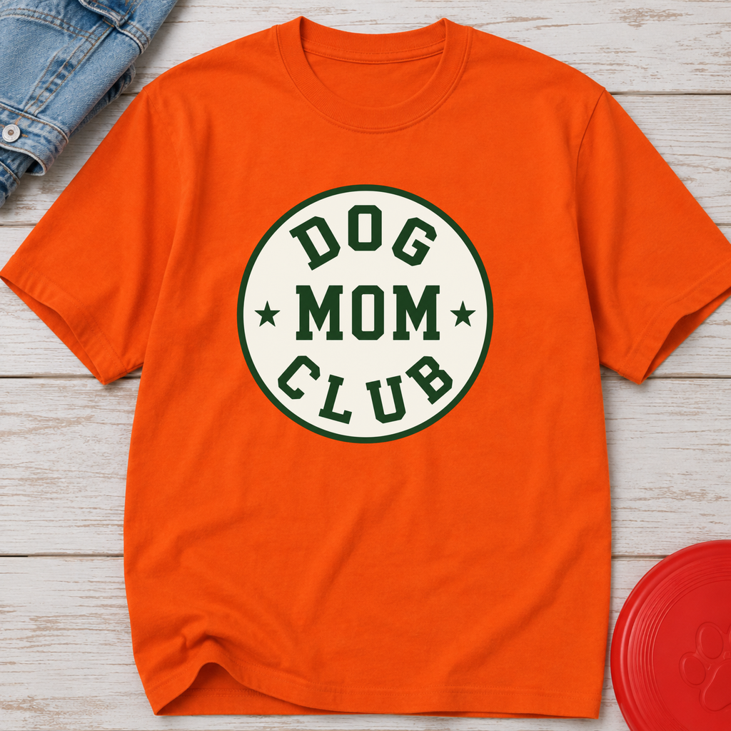 Snago T-Shirt DOG MOM CLUB Dog and Cat Tees for Pet Parents