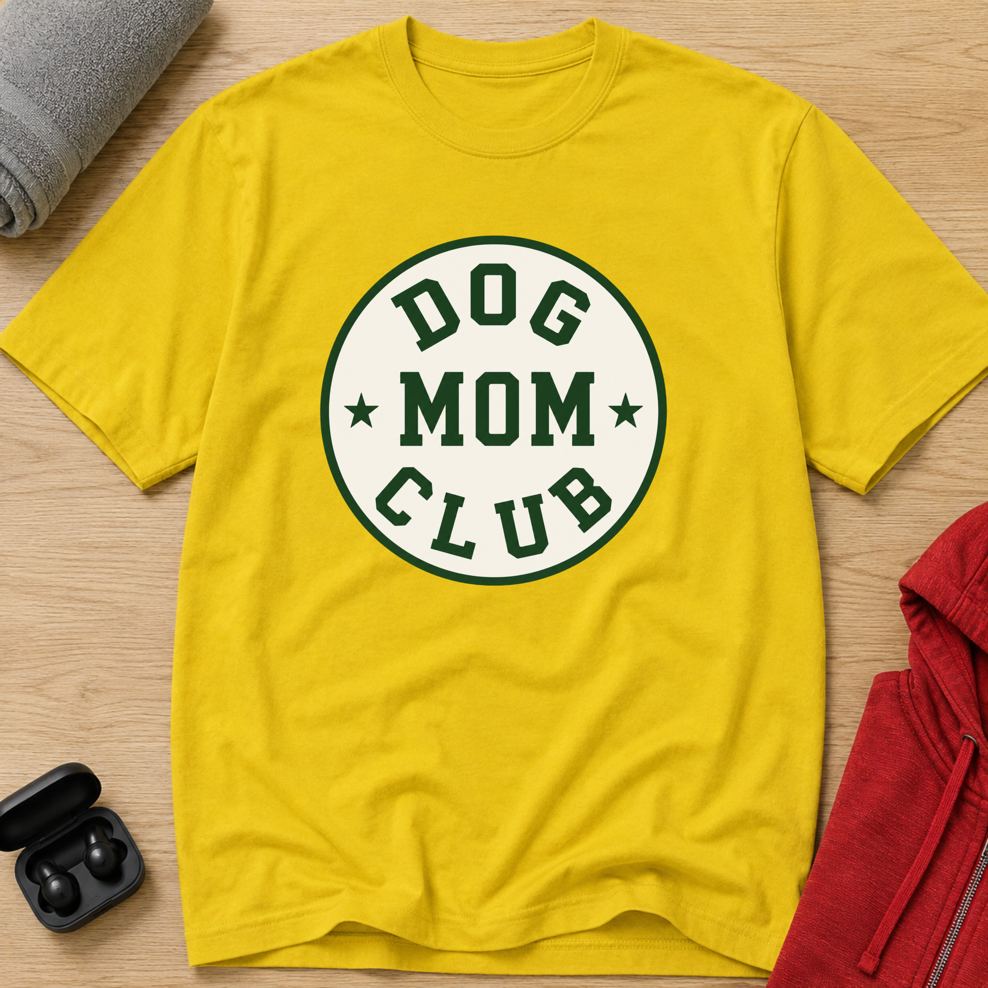 Snago T-Shirt DOG MOM CLUB Dog and Cat Tees for Pet Parents