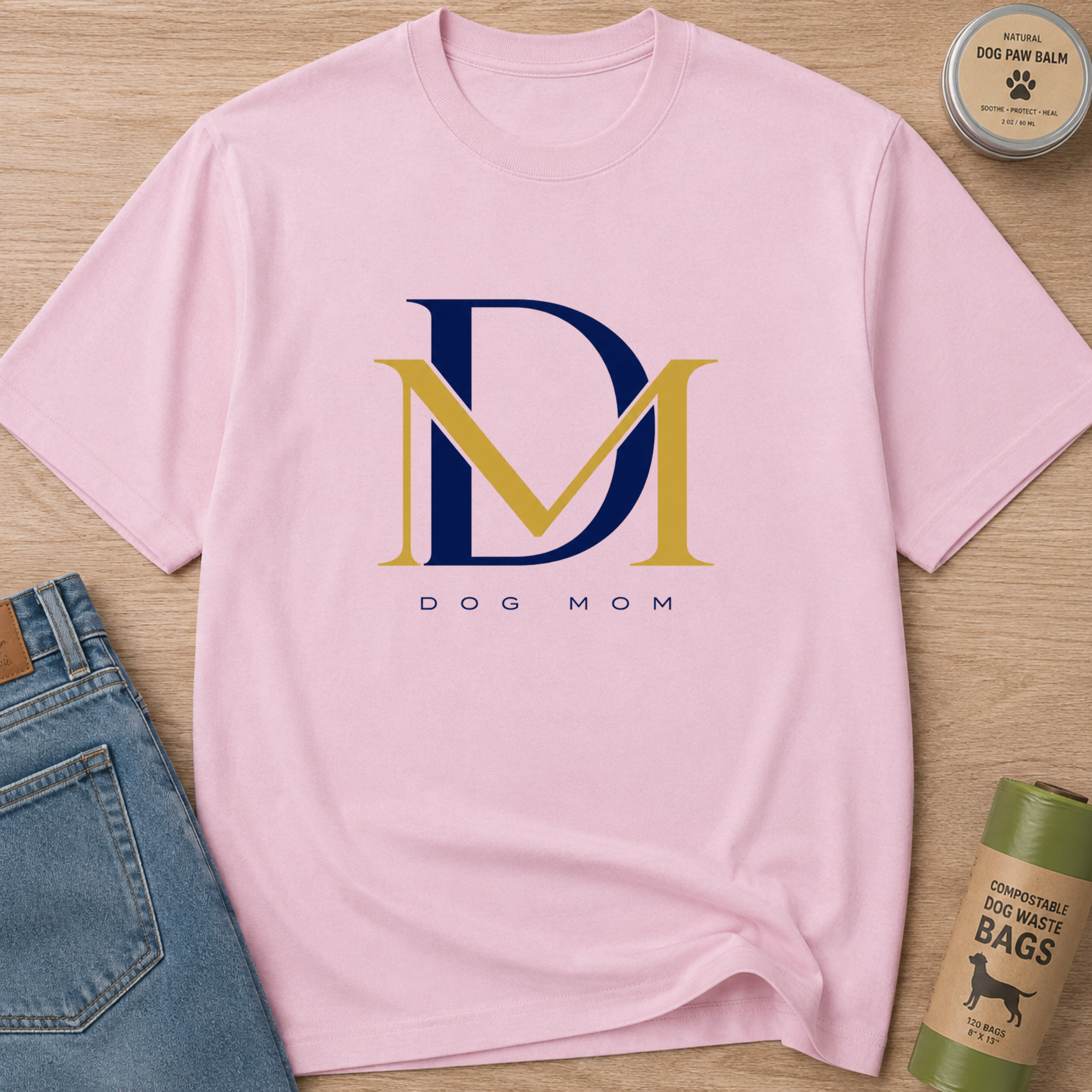 Snago T-Shirt DOG MOM Dog and Cat Tees for Pet Parents