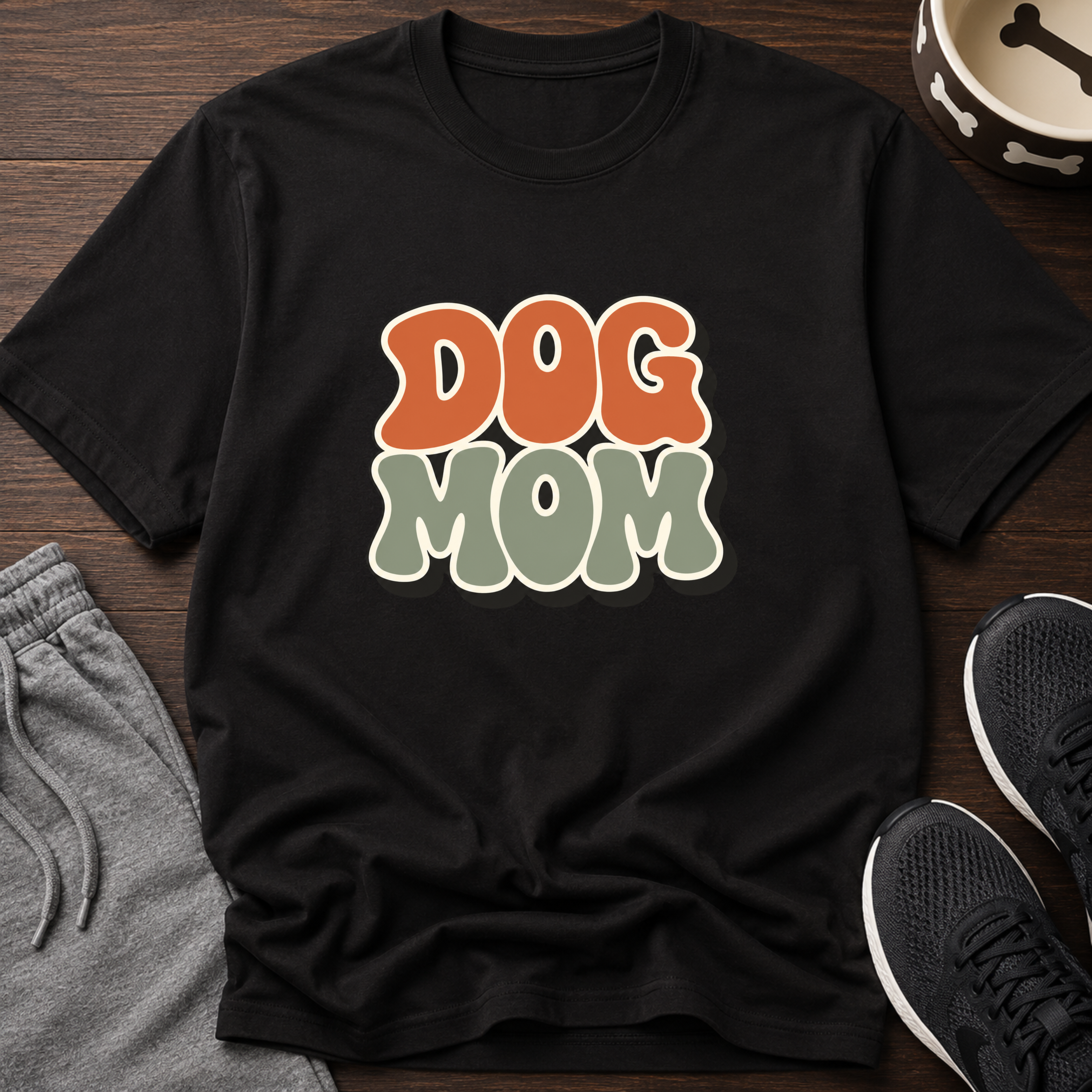 Snago T-Shirt DOG MOM Dog and Cat Tees for Pet Parents